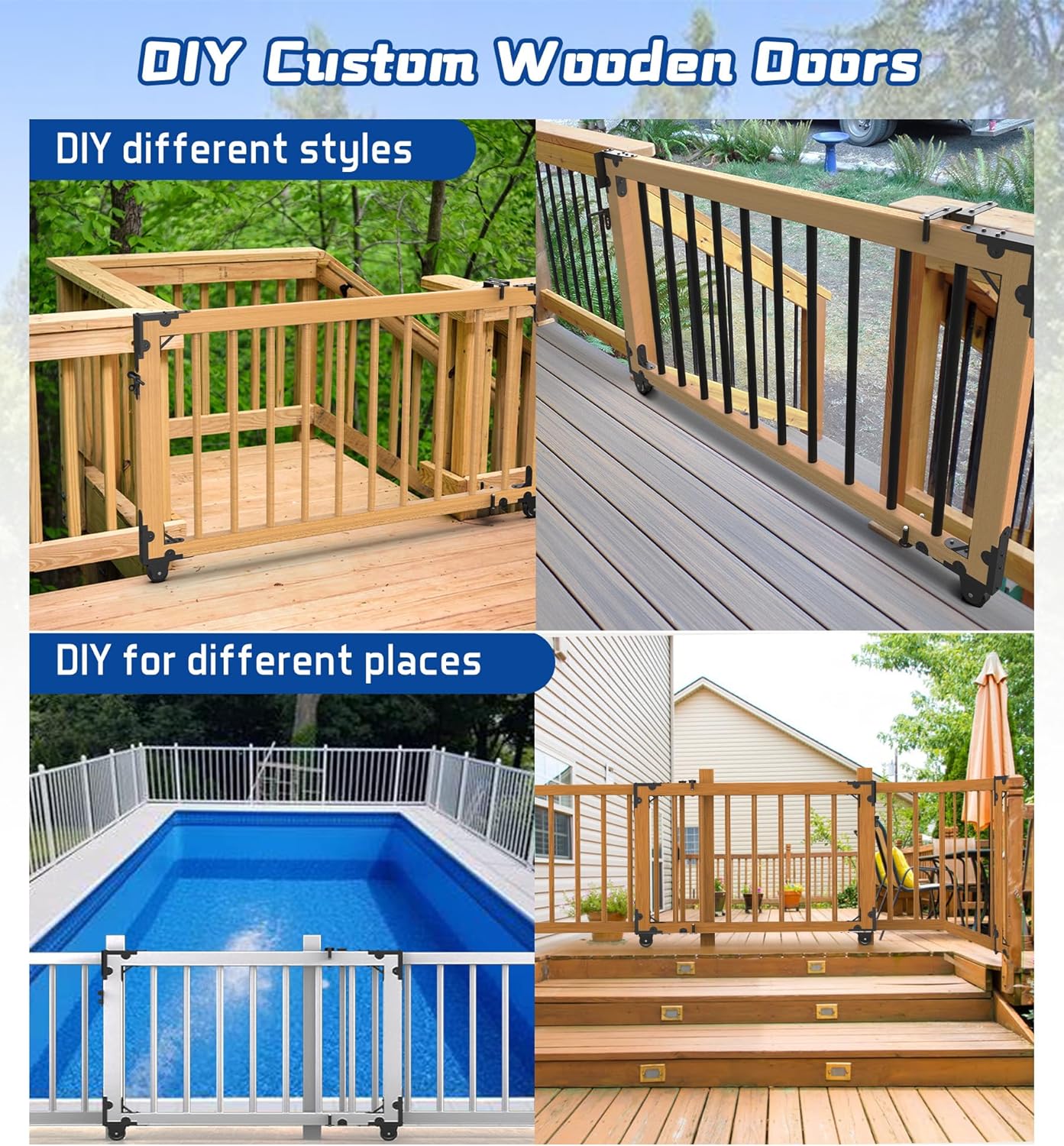 Heavy-Duty Outdoor Sliding Gate Kit