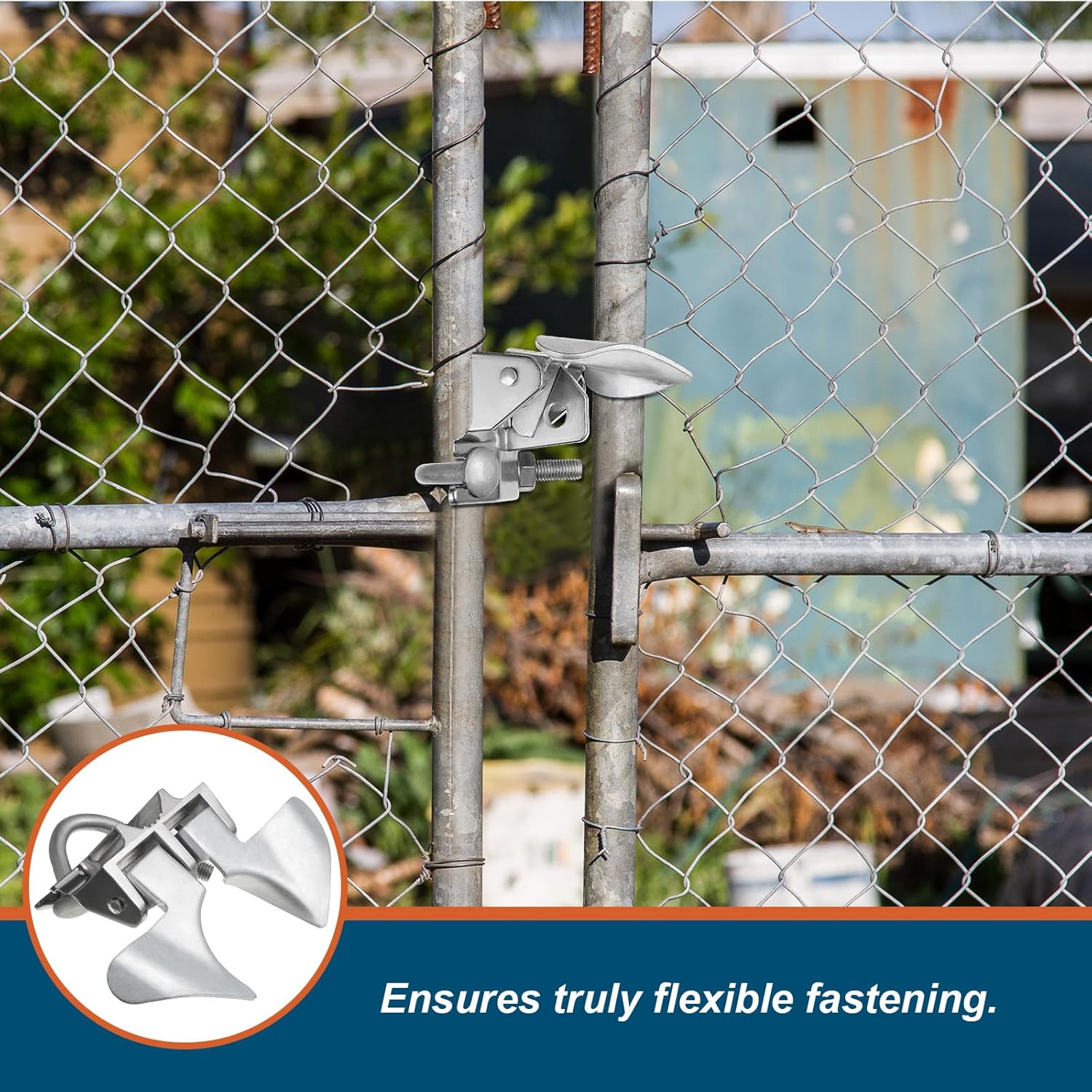 Tandefio 2-Piece Chain Link Gate Latches