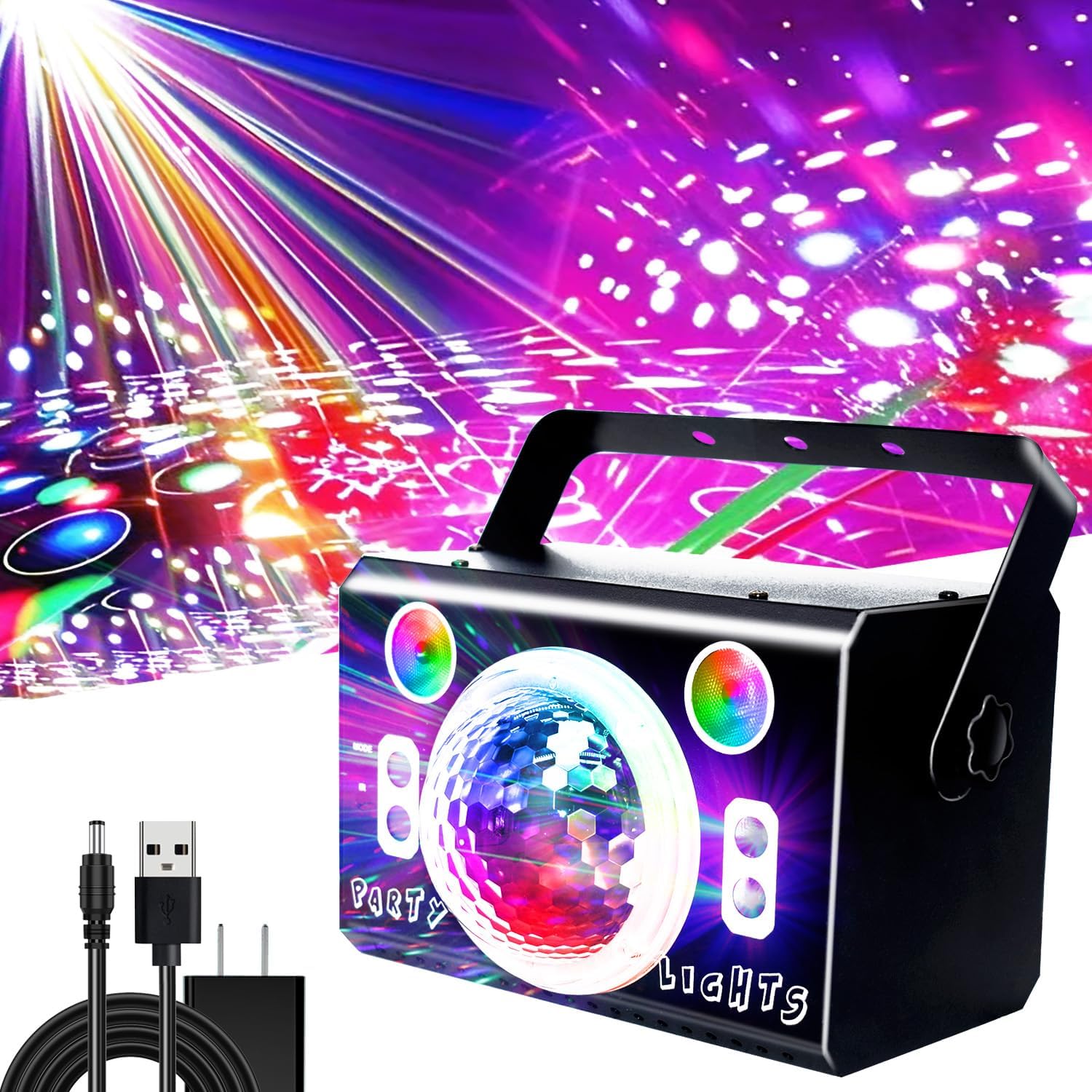 kismee LED Disco Ball Strobe Light with Remote Control