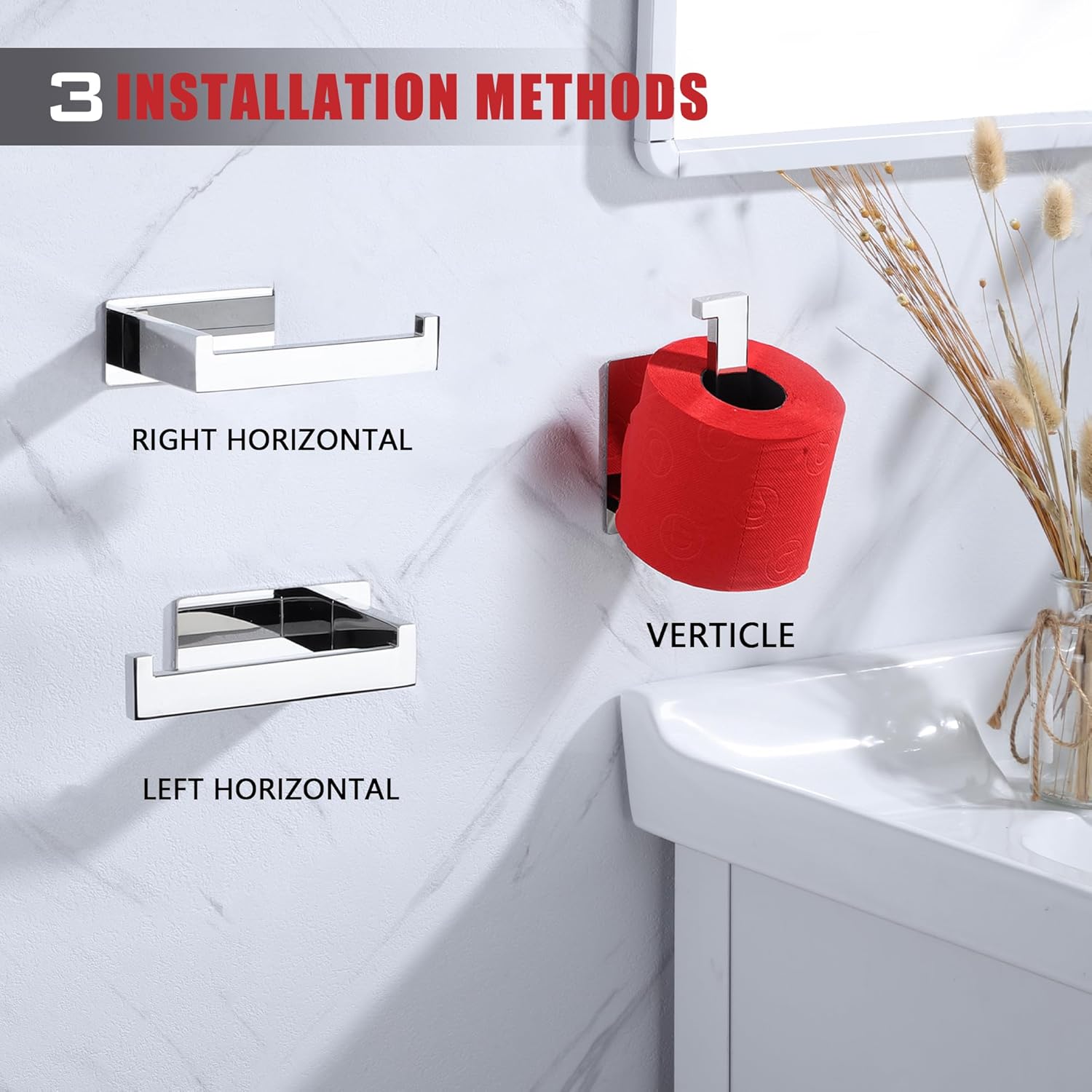 High-Quality Stainless Steel Toilet Paper Holder