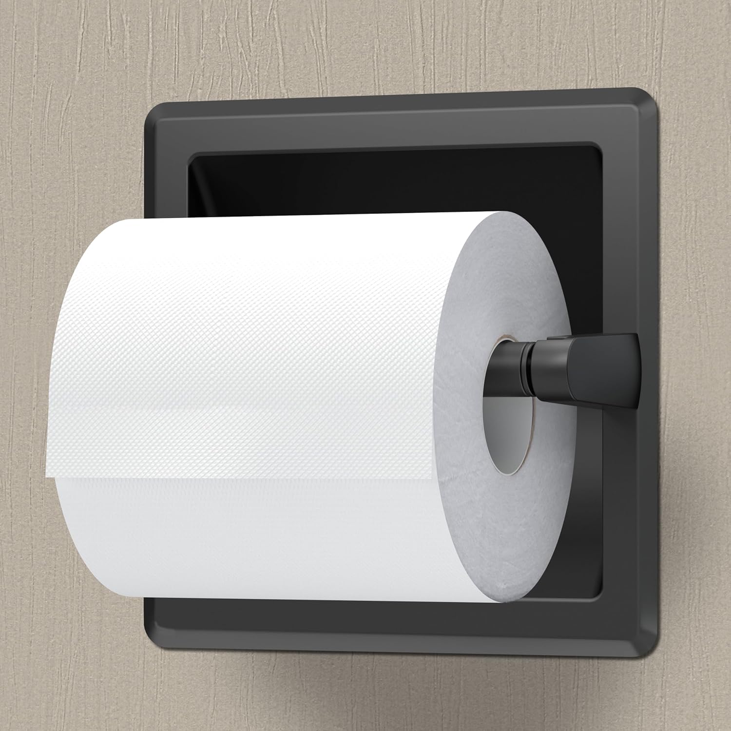 Gatco 752 Recessed Toilet Paper Holder Matte Black