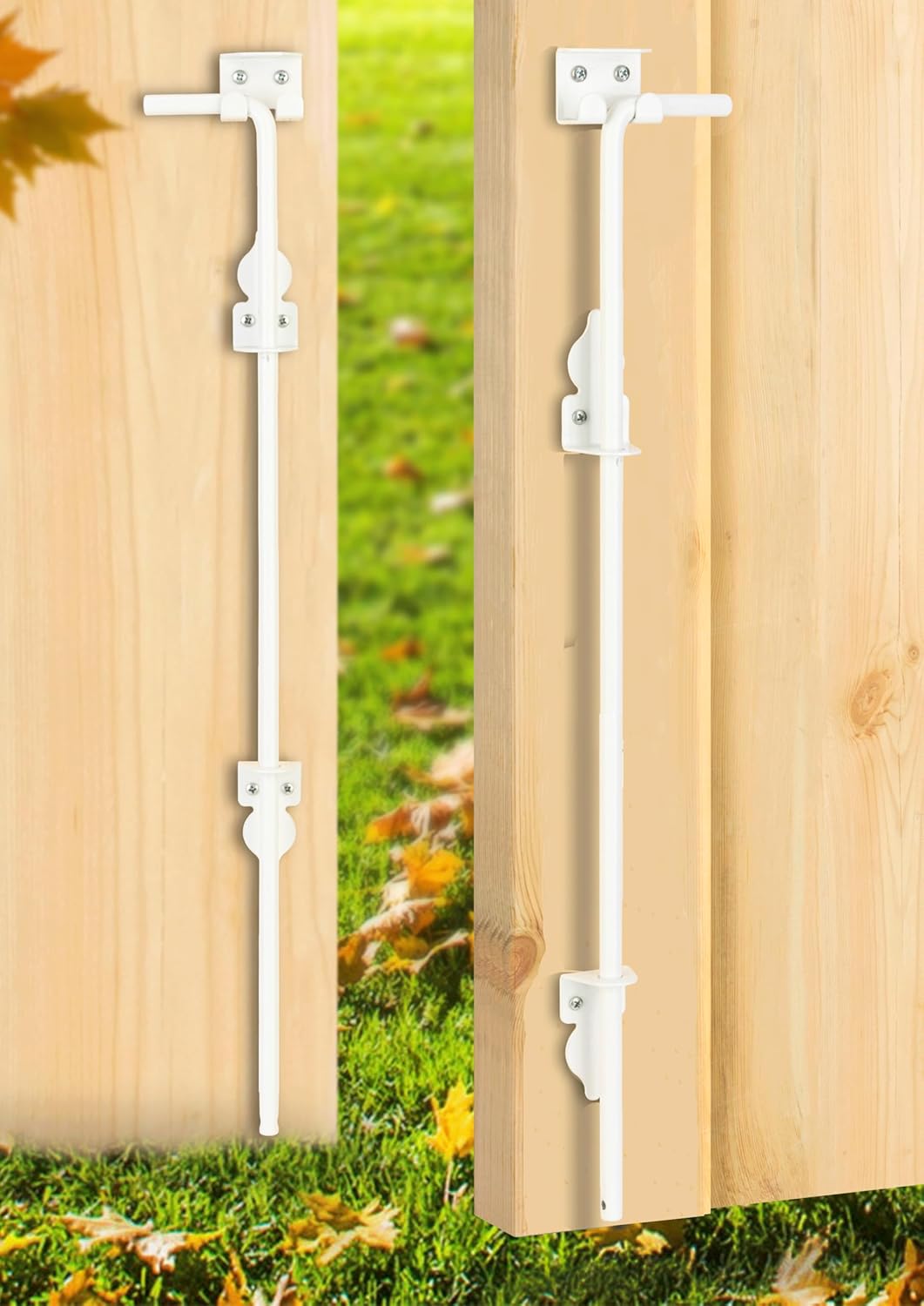 Dreamxiang 24 Heavy Duty Cane Bolt Gate Drop Rod Hardware