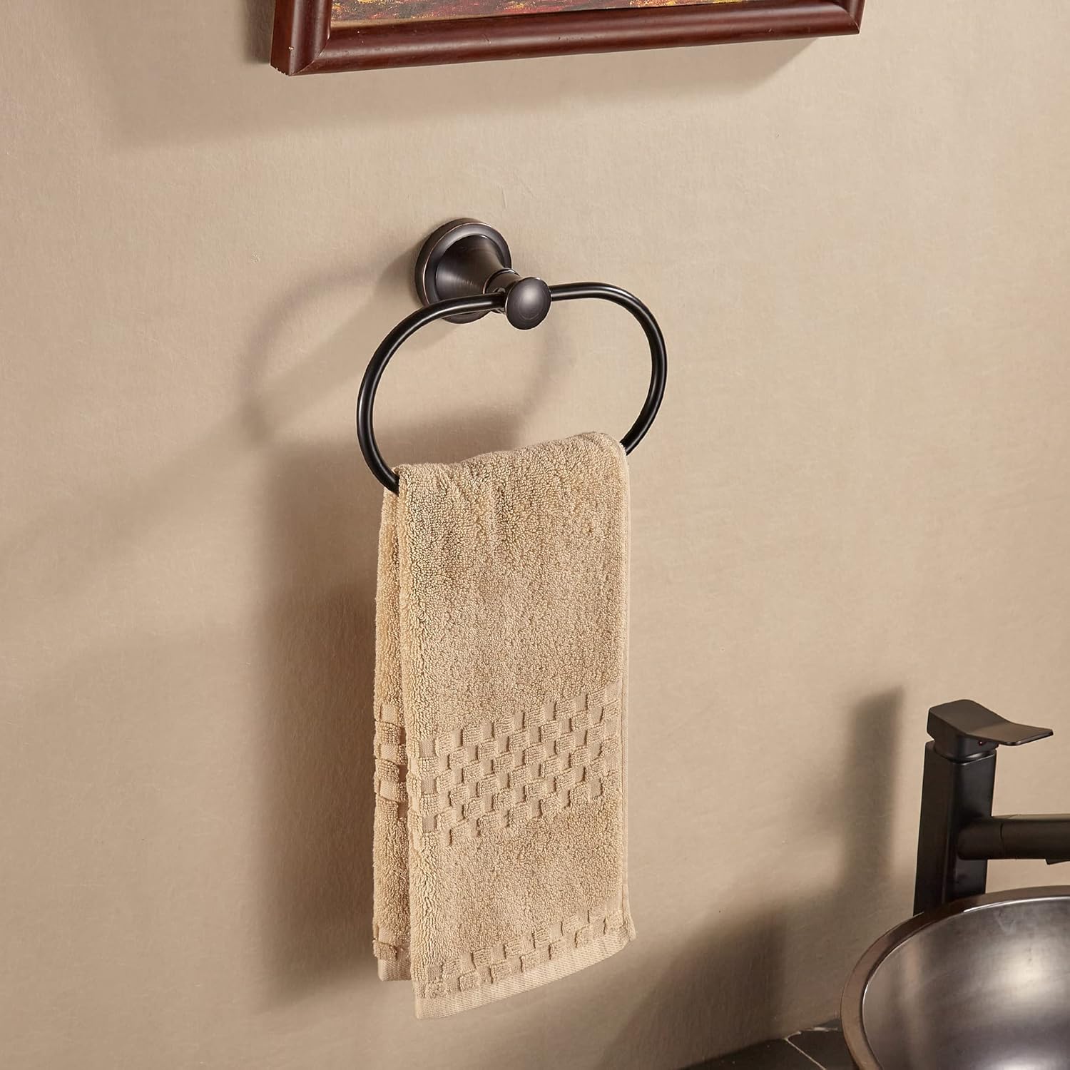 WOLIBEER Bronze Towel Holder 180 Rotatable