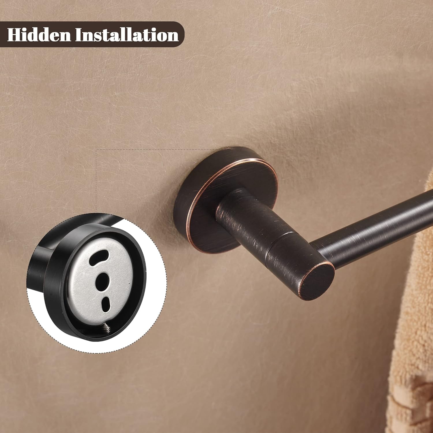 BigBig Home Bronze Towel Holder with 180 Rotation