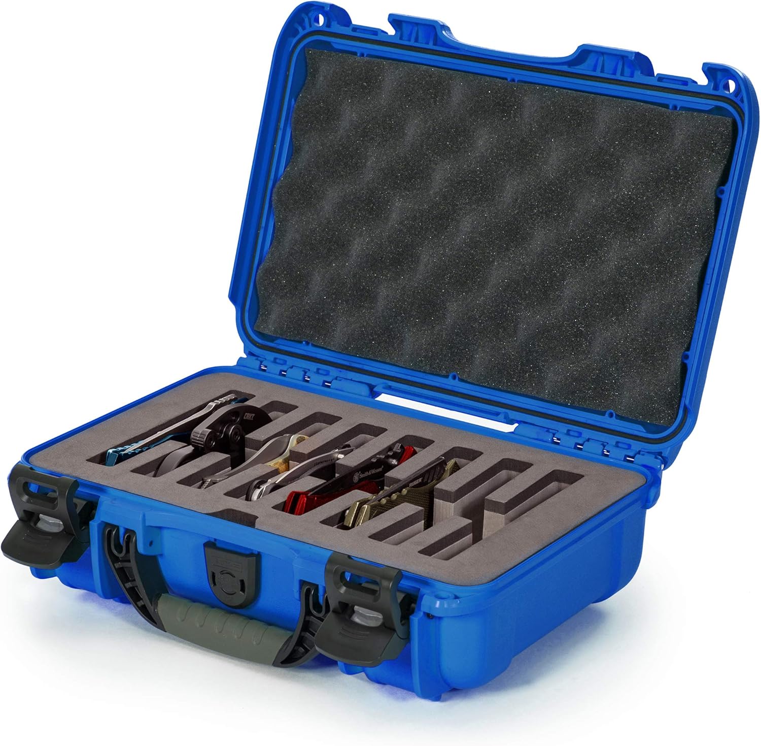 Nanuk 909 Waterproof Knife Case with Custom Foam - Blue