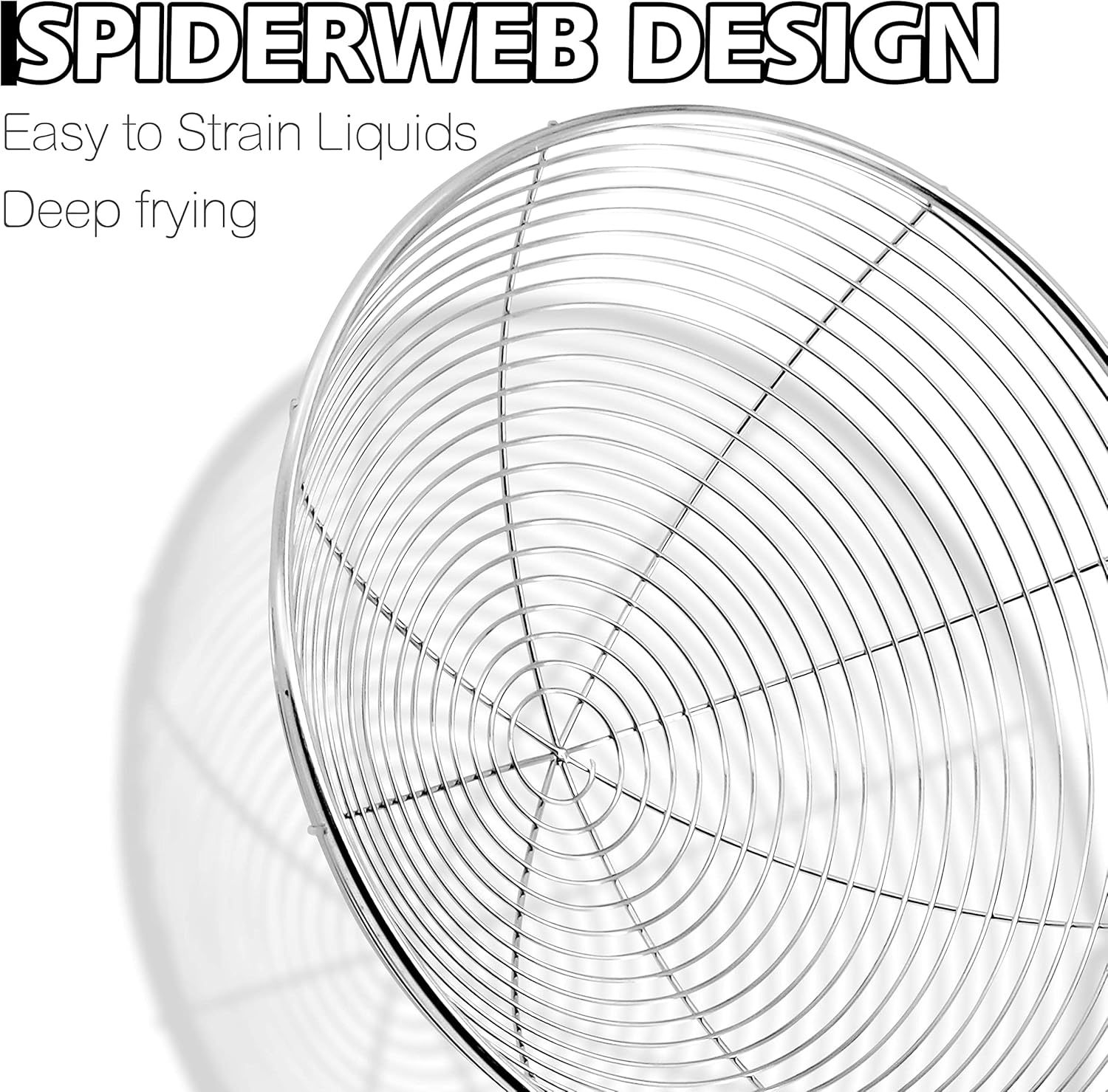 Anaeat 45 Stainless Steel Spider Strainer Skimmer
