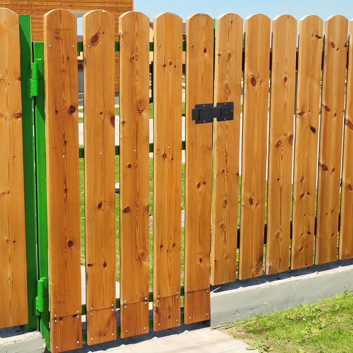 1Pack Flip Gate Latch Lock with Adjustment for Outdoor Use