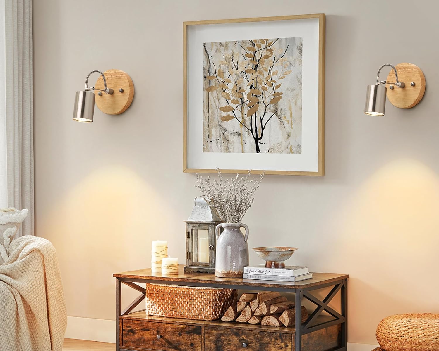 2 Pack Adjustable Ceiling Spotlights with Rotatable Head