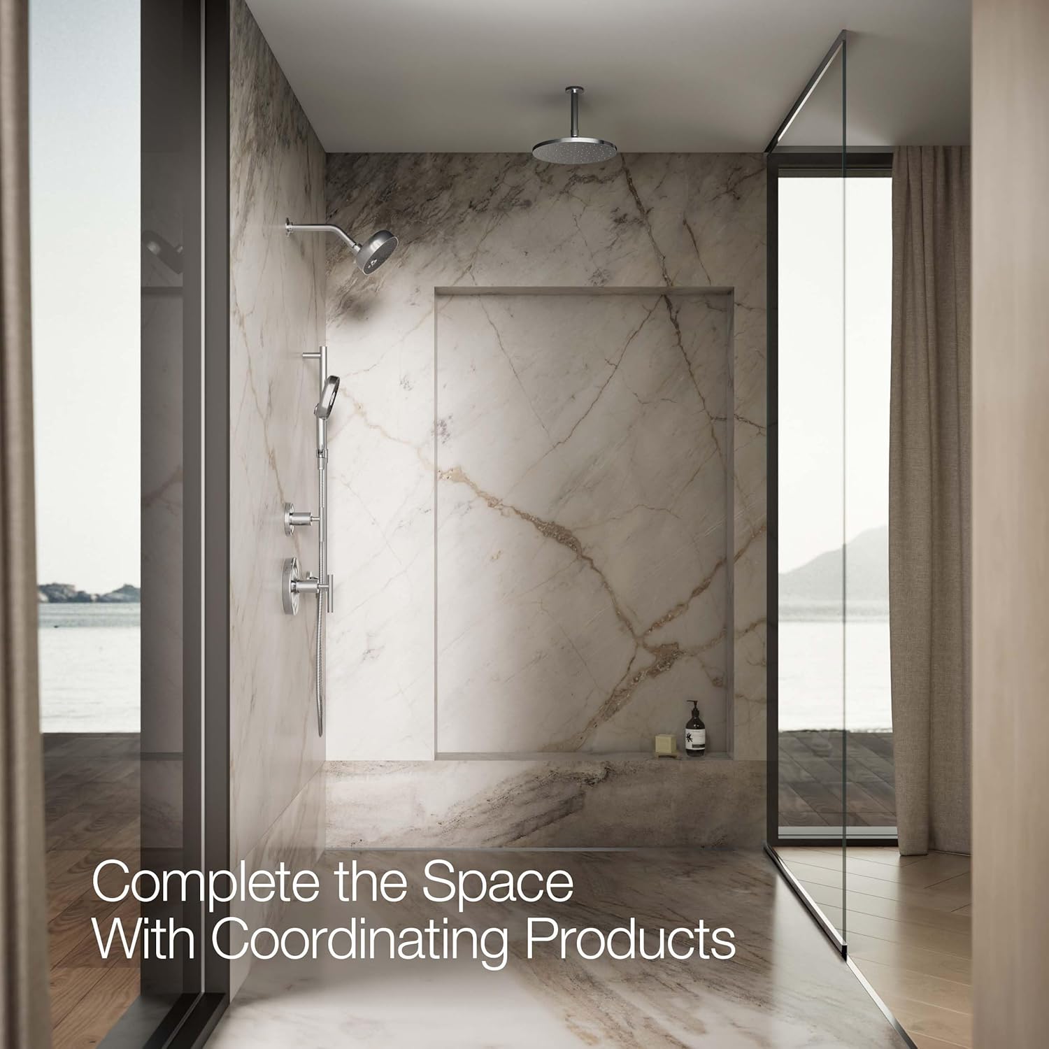 Elevate Your Bathroom Experience with the Kohler 26284-CP Statement Oblong Hand Shower