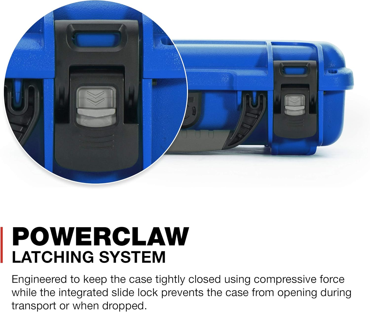 Nanuk 909 Waterproof Knife Case with Custom Foam - Blue