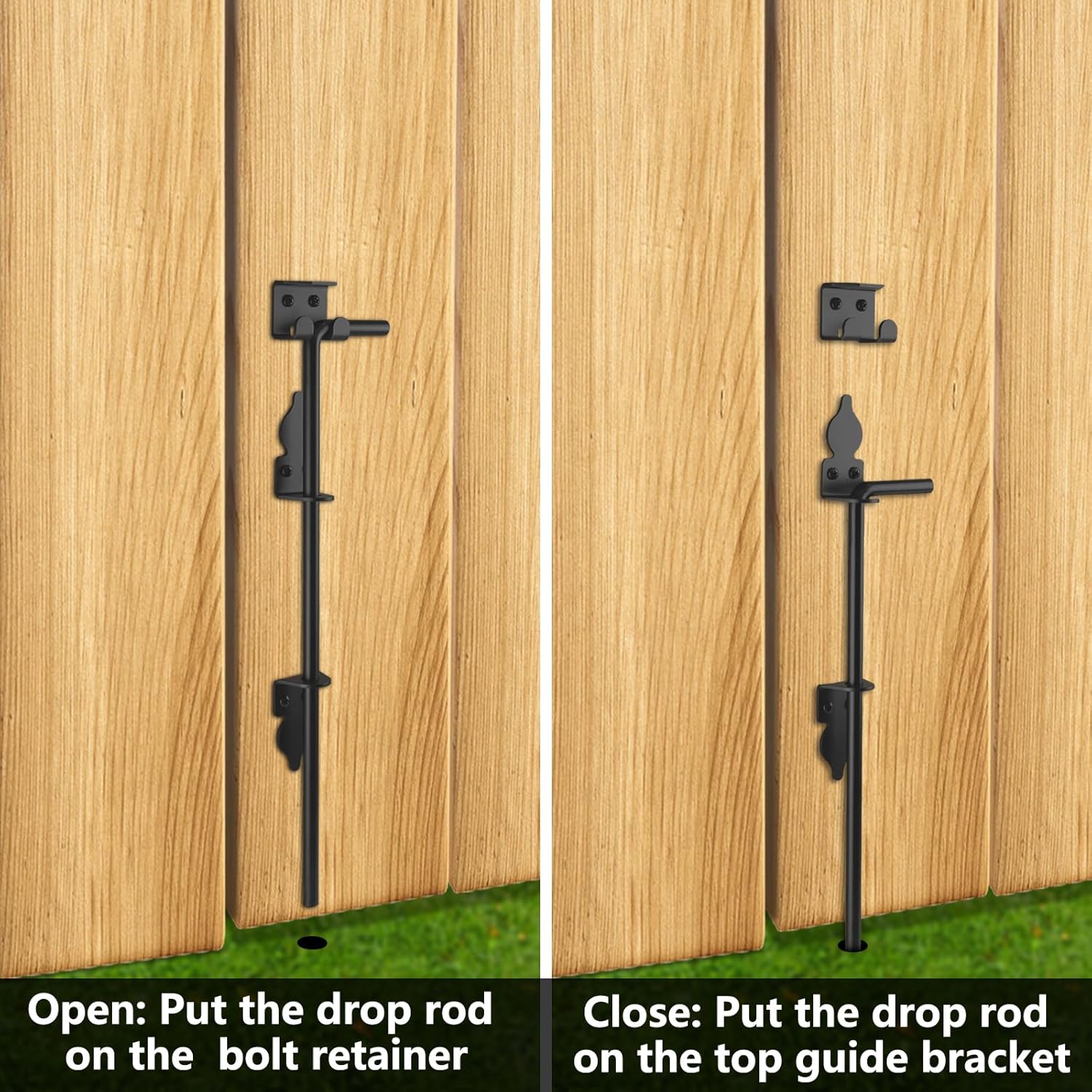 24 Cane Bolt Gate Drop Rod