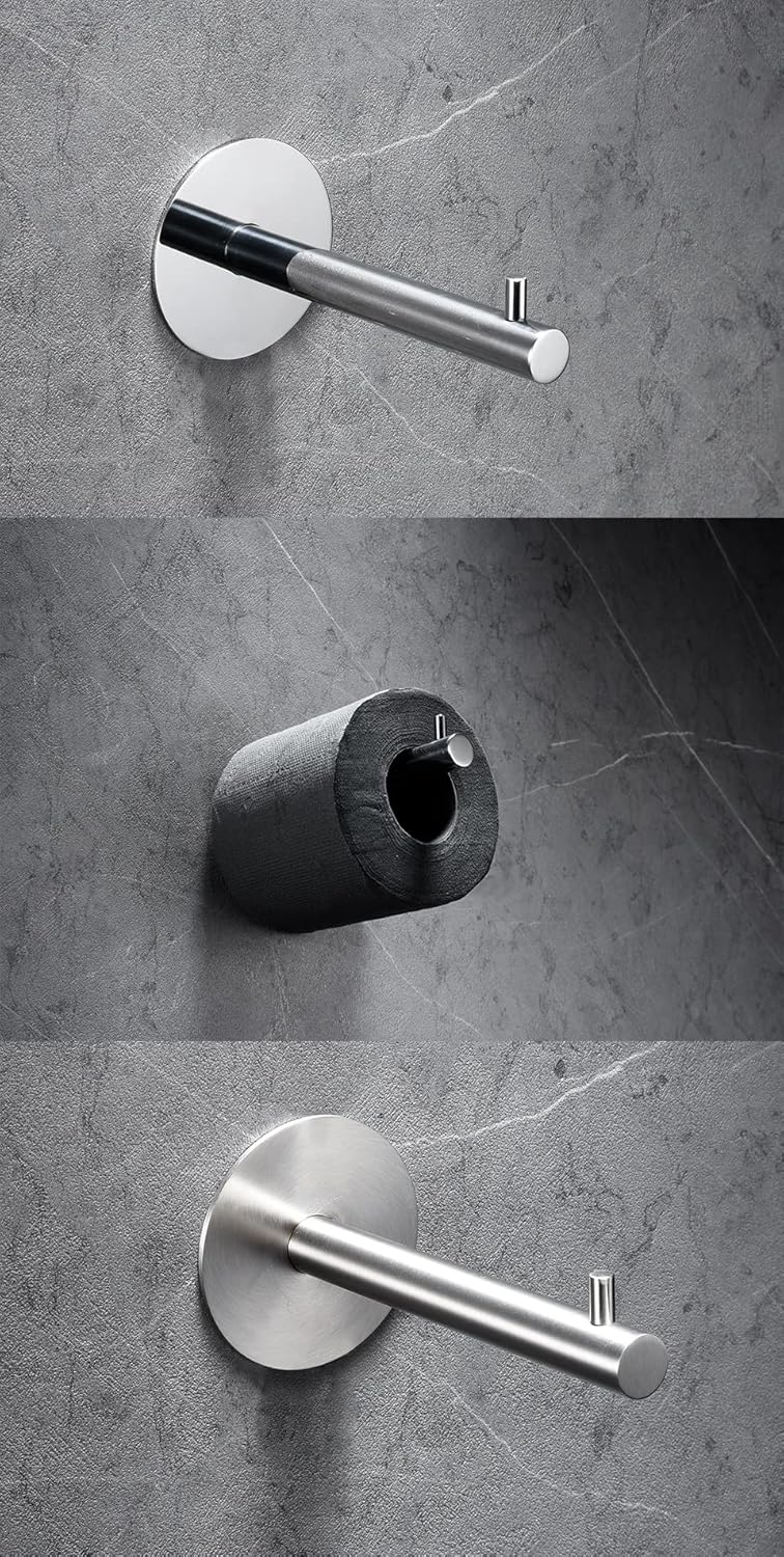 Chic Stainless Steel Wall-Mounted Toilet Paper Holder
