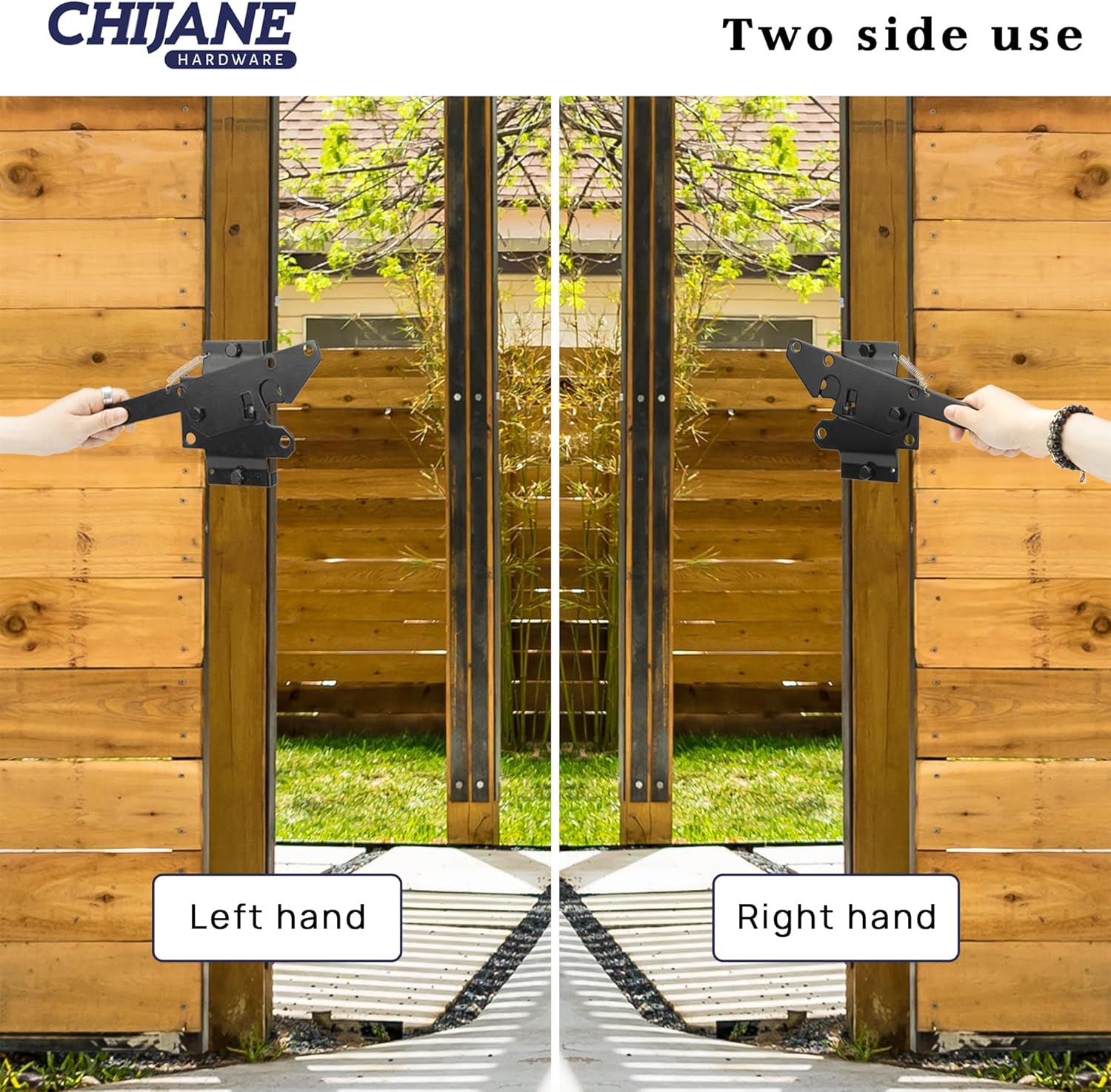 Heavy-Duty Fence Latch Self-Closing Automatic Door Safety