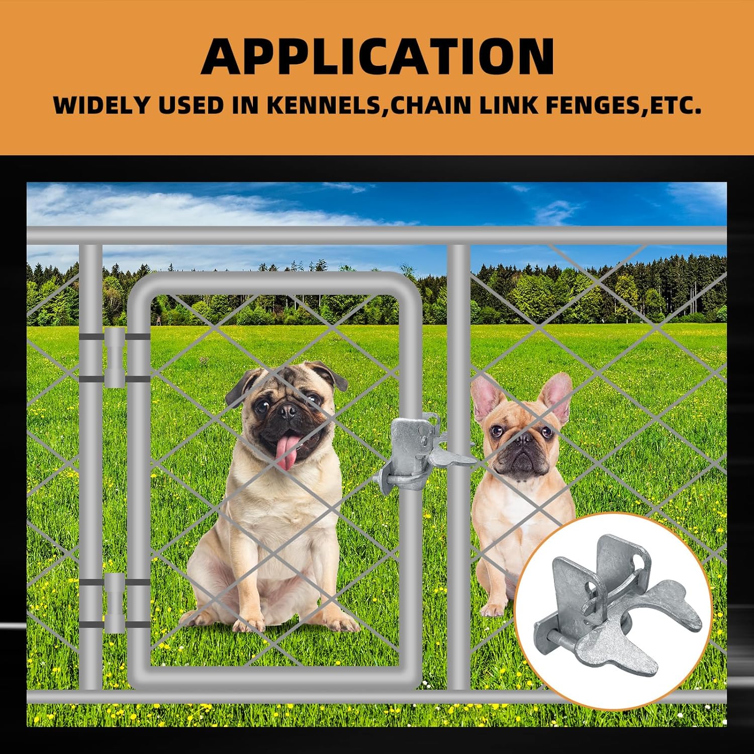 3pc 1-38 Kennel Gate Latch Butterfly Latches