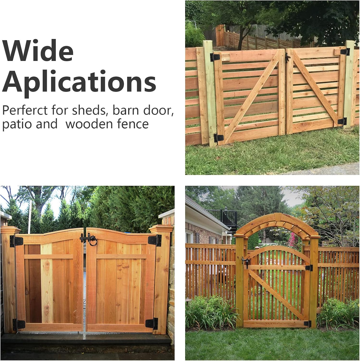 Secure Durable Gate Hinge Kit