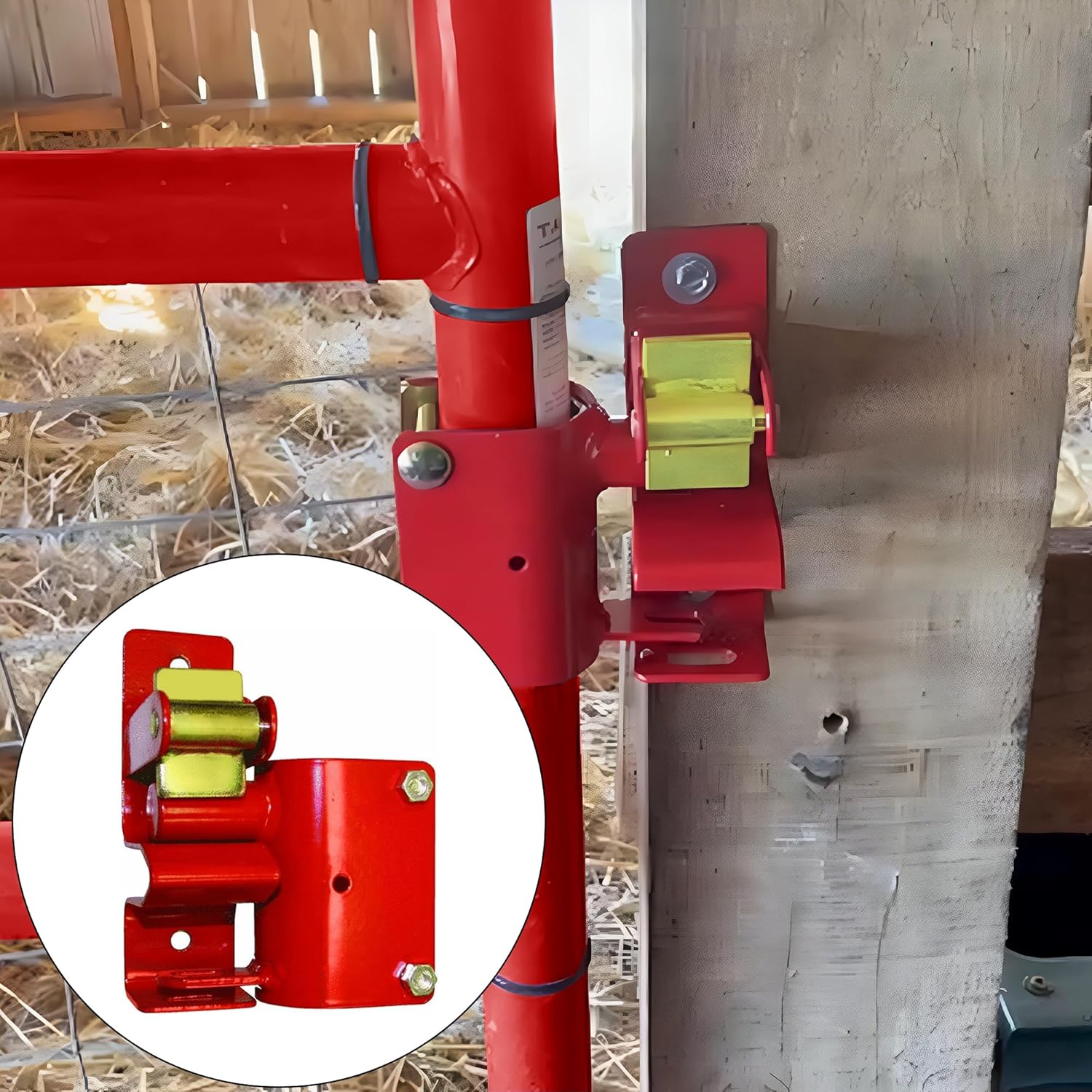 Virtionz OneWay Gate Latch for Metal Gates Blocks Invasions Easy Access