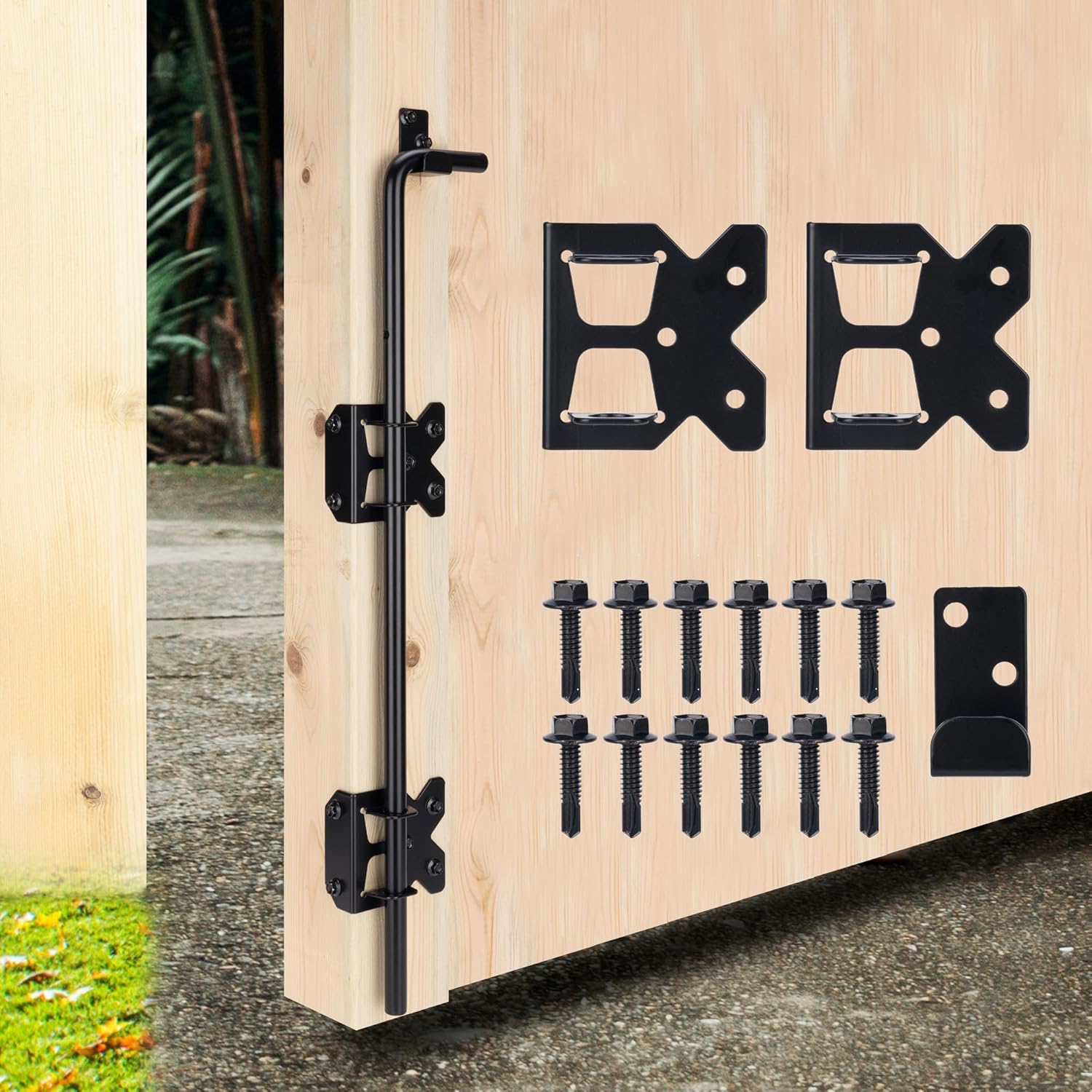 Upgrade 18 Heavy Duty Cane Bolt Gate Drop Rod