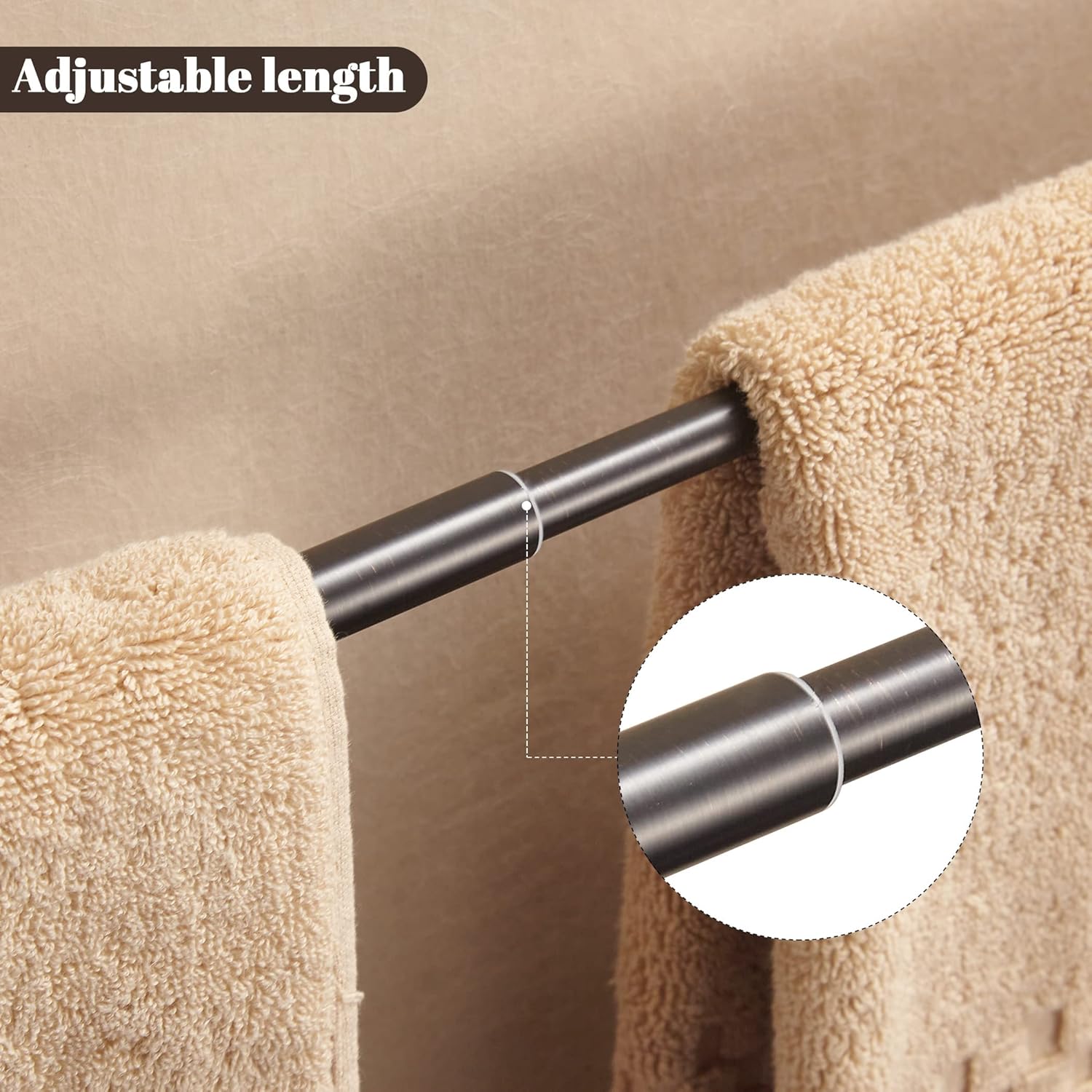 BigBig Home Bronze Towel Holder with 180 Rotation