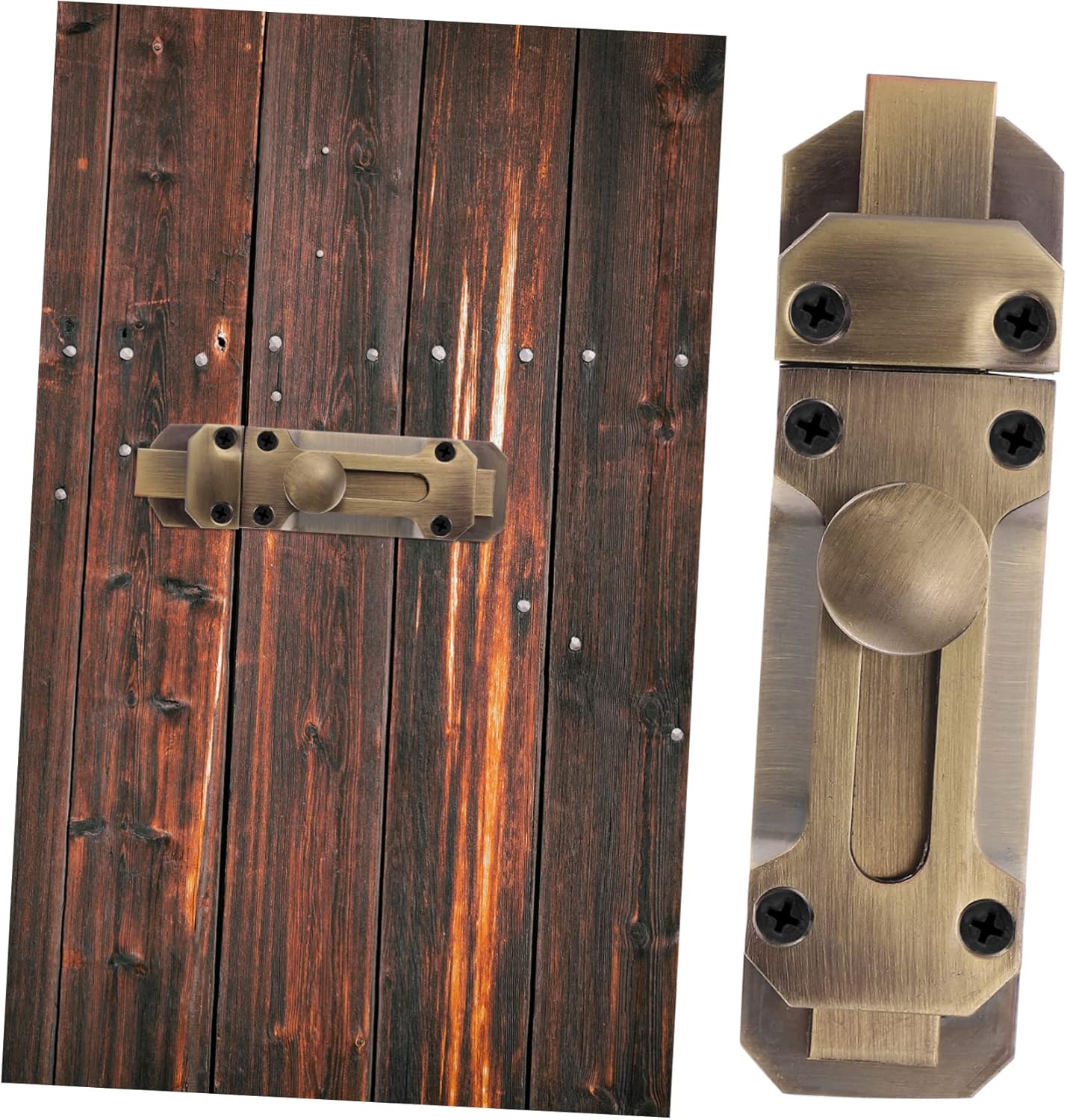 DOITOOL Door Inside Screen Retro Door Latch Blocker