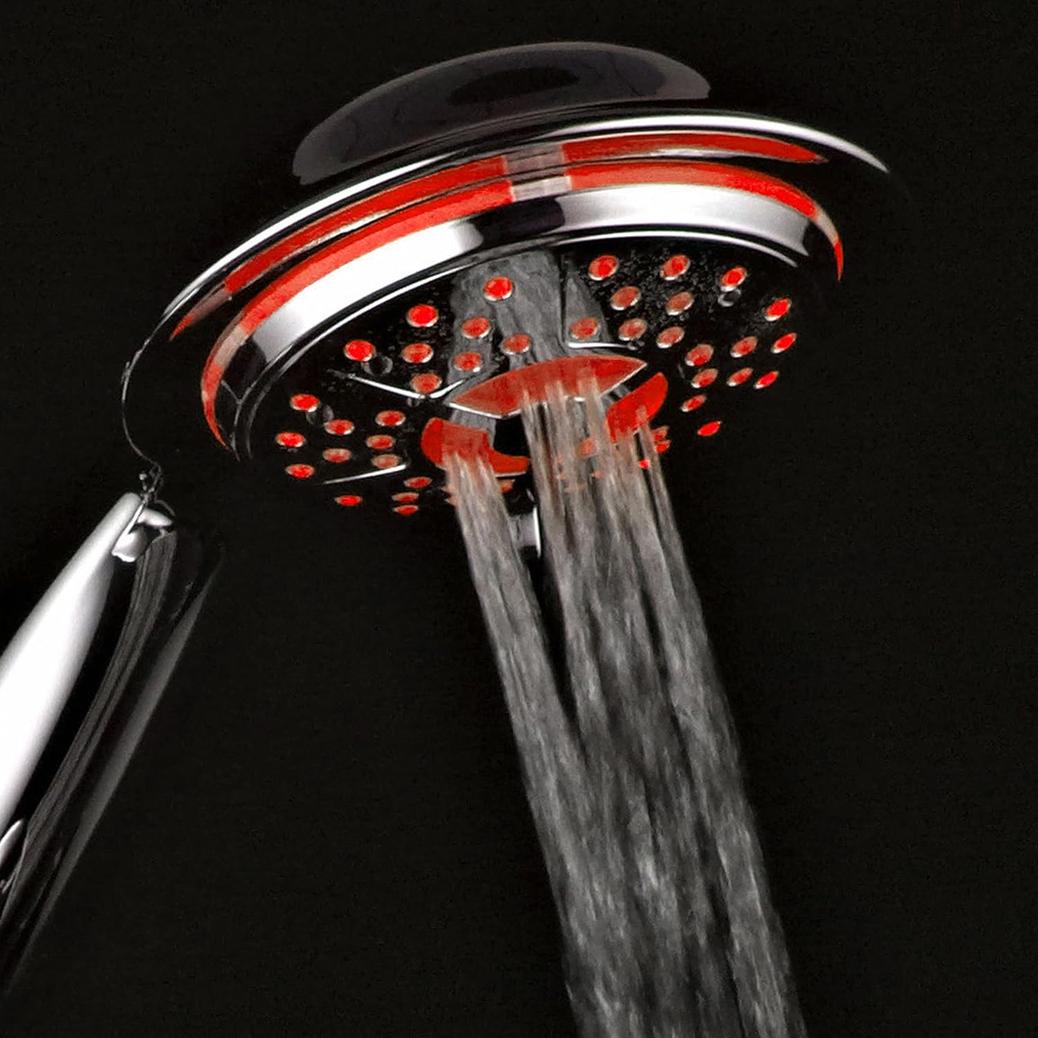 PowerSPA Handheld Shower Head with LED