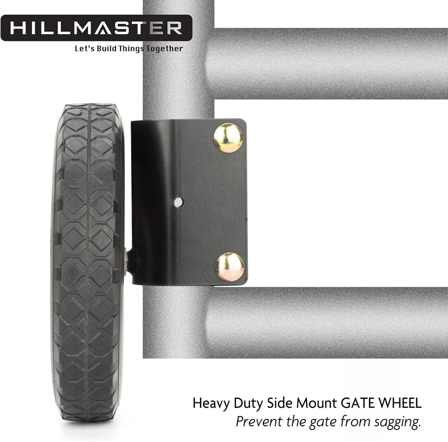 Durable Gate Helper for Swing Chain Link Fences