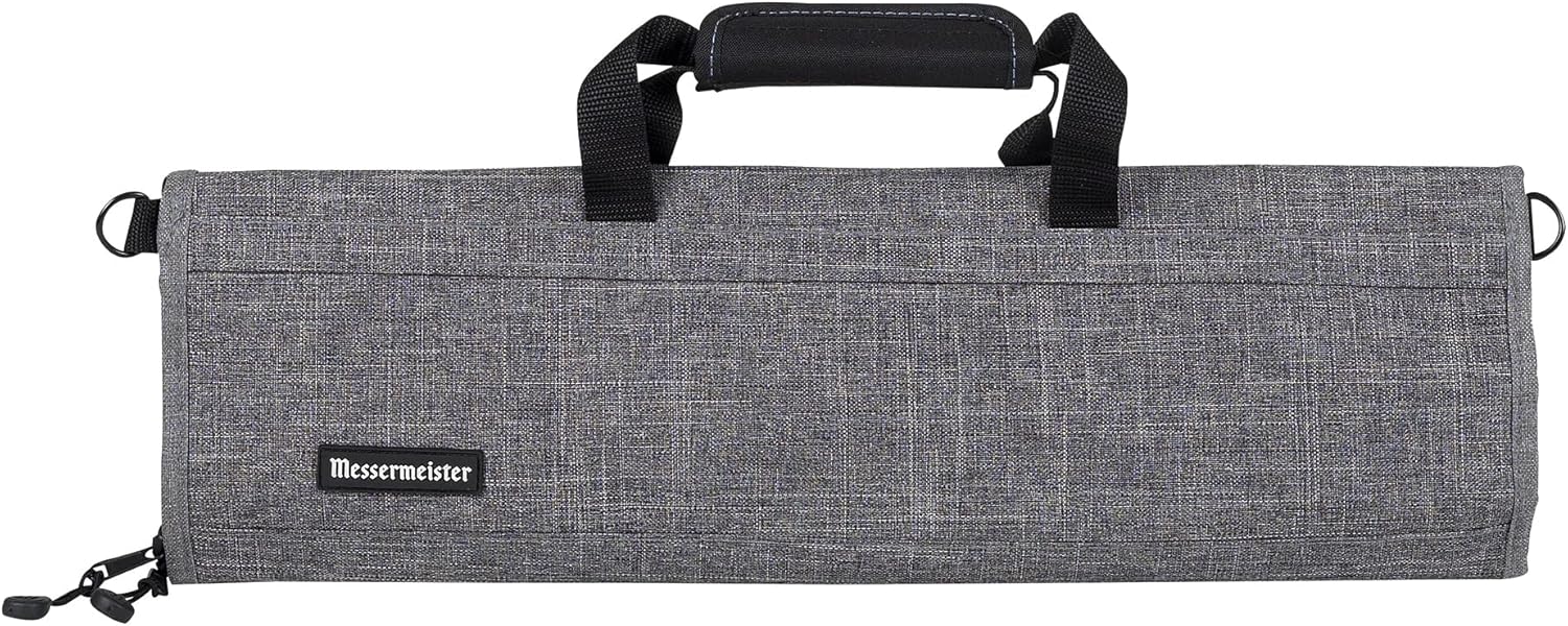 Messermeister Preservation 8-Pocket Knife Luggage Heather Gray