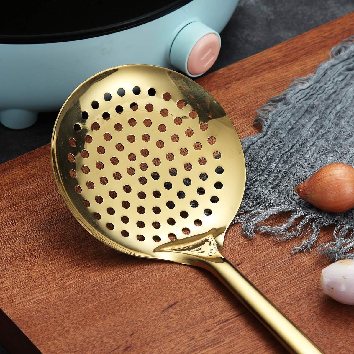 Berglander Gold Titanium Skimmer with Ergonomic Handle 1
