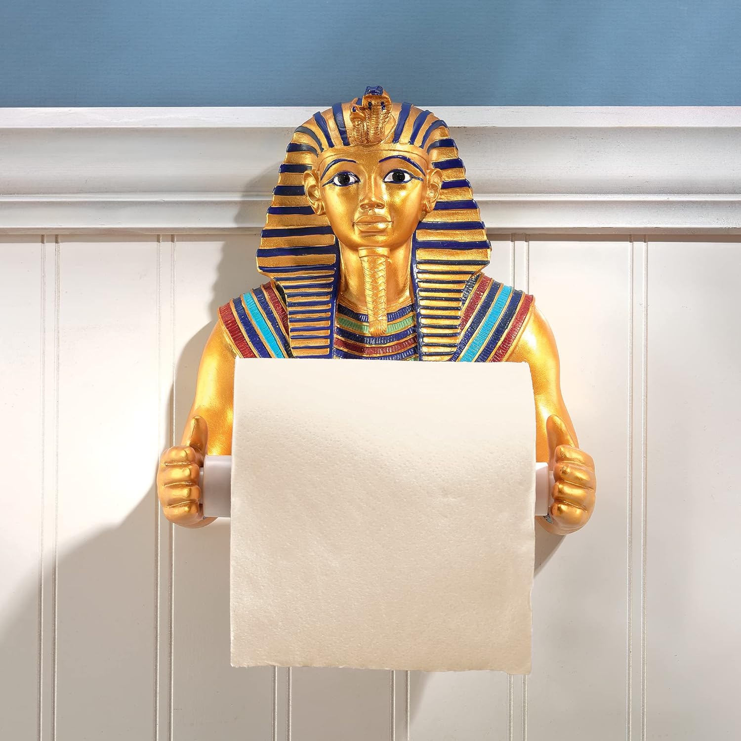 Design Toscano King TUT Royal Toilet Paper Holder