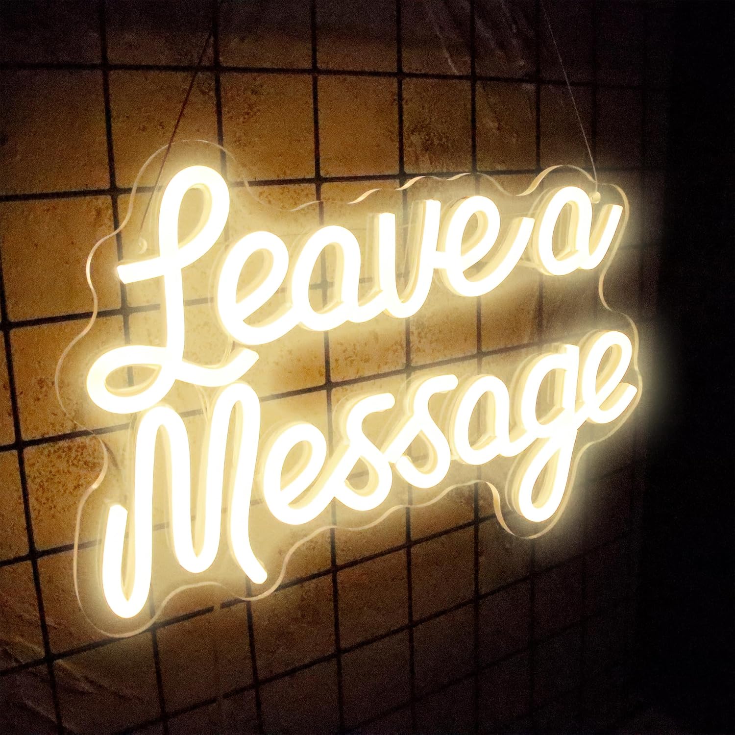 Dracey Leave a Message Neon Sign Wall Decor