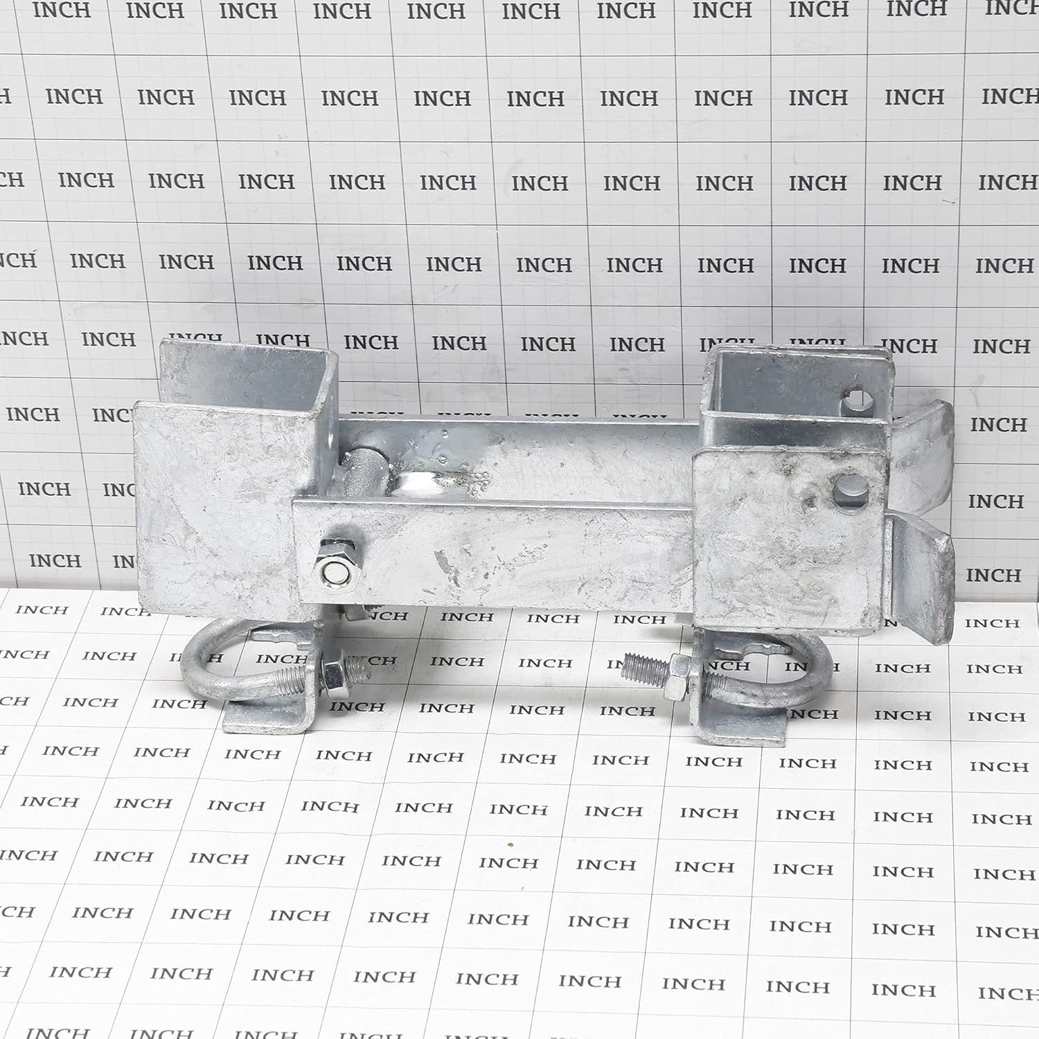 Double Gate Latch for Chain Link Fences