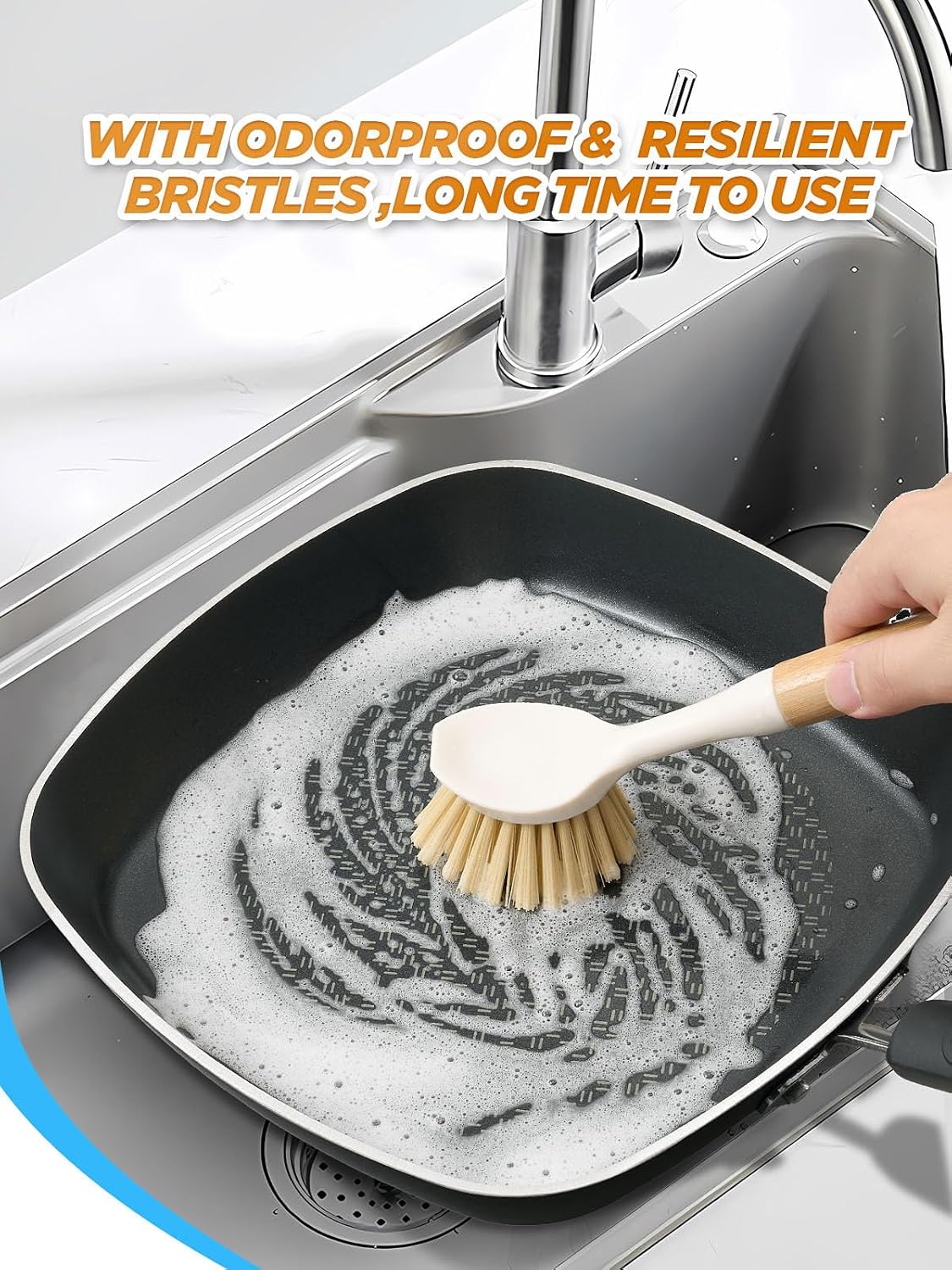 CLUEAPOP Kitchen Brushes for Meat Chopper and More