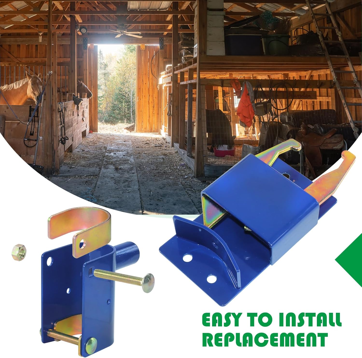 Heavy Duty 2-Way Farm Gate Latch for Metal Gates