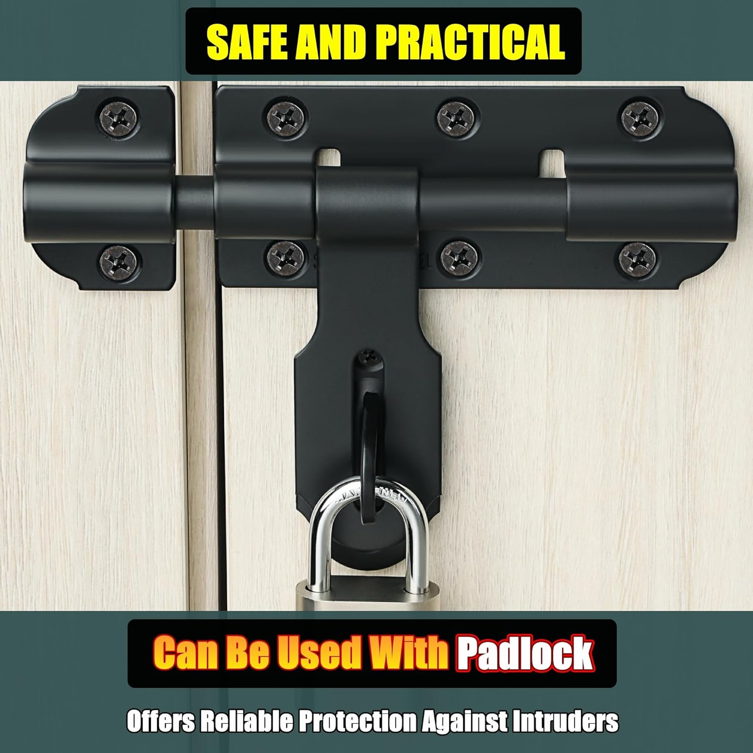 Alise Heavy-Duty Gate Latch Stainless Steel