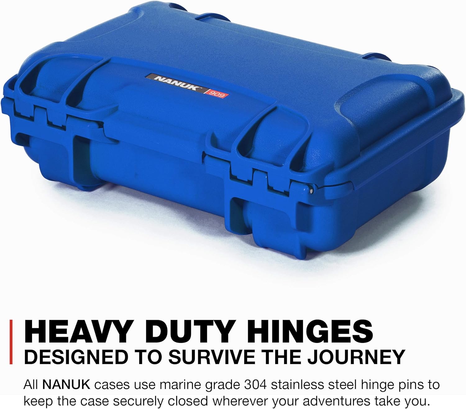 Nanuk 909 Waterproof Knife Case with Custom Foam - Blue