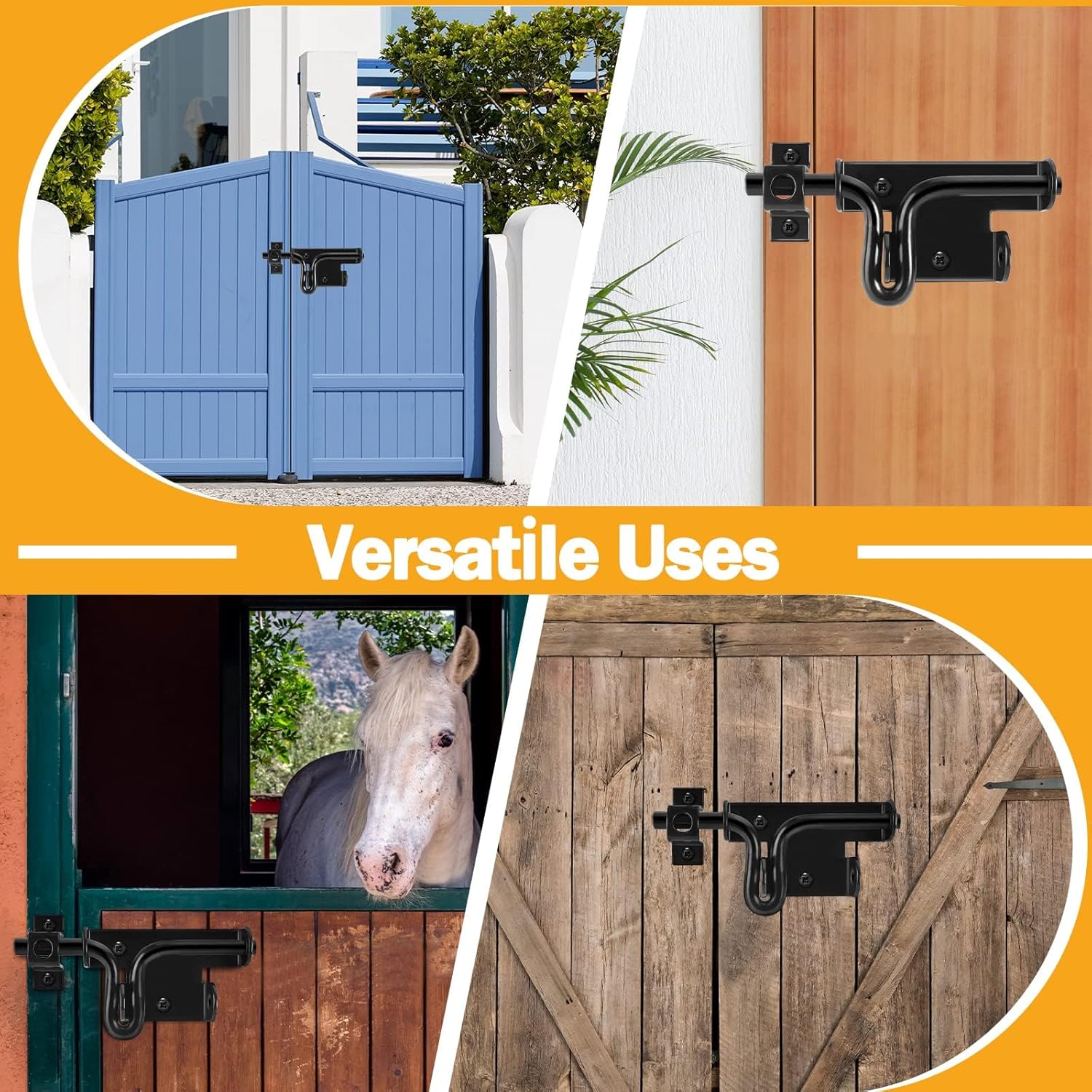 HELEMAN Heavy-Duty Gate Latch