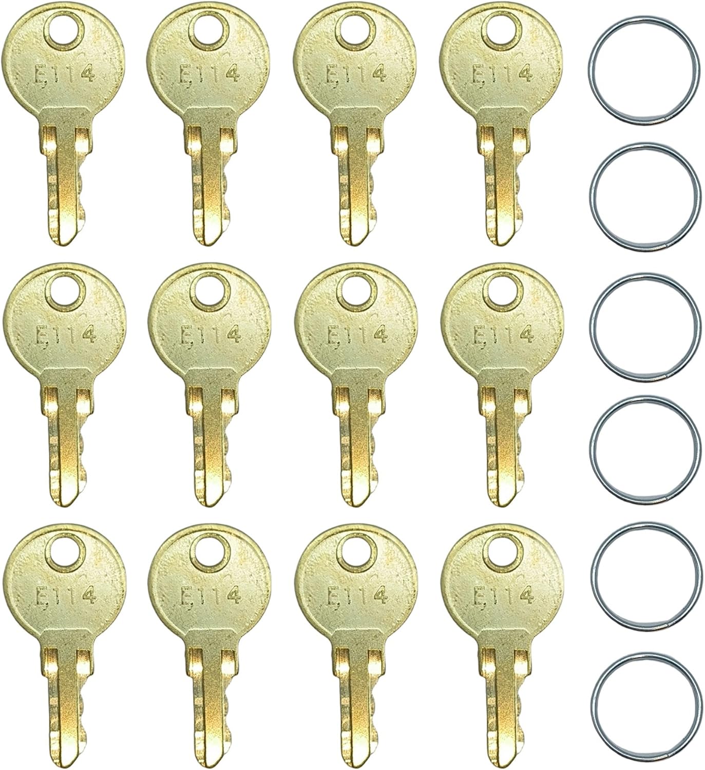12PCS E114 Toilet Paper Dispenser Key Replacement