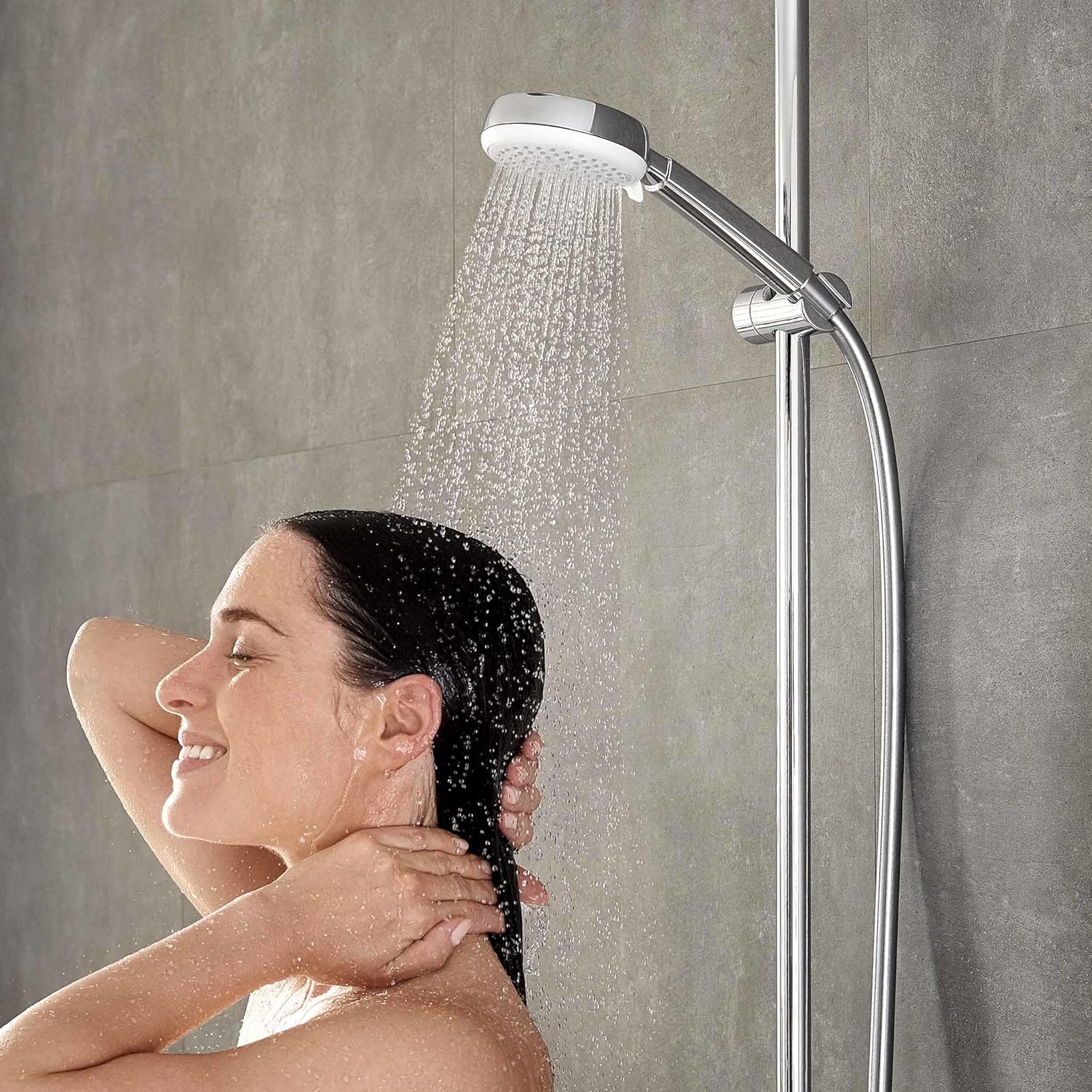 Versatile Handheld Shower by Hansgrohe Effortless Water Flow