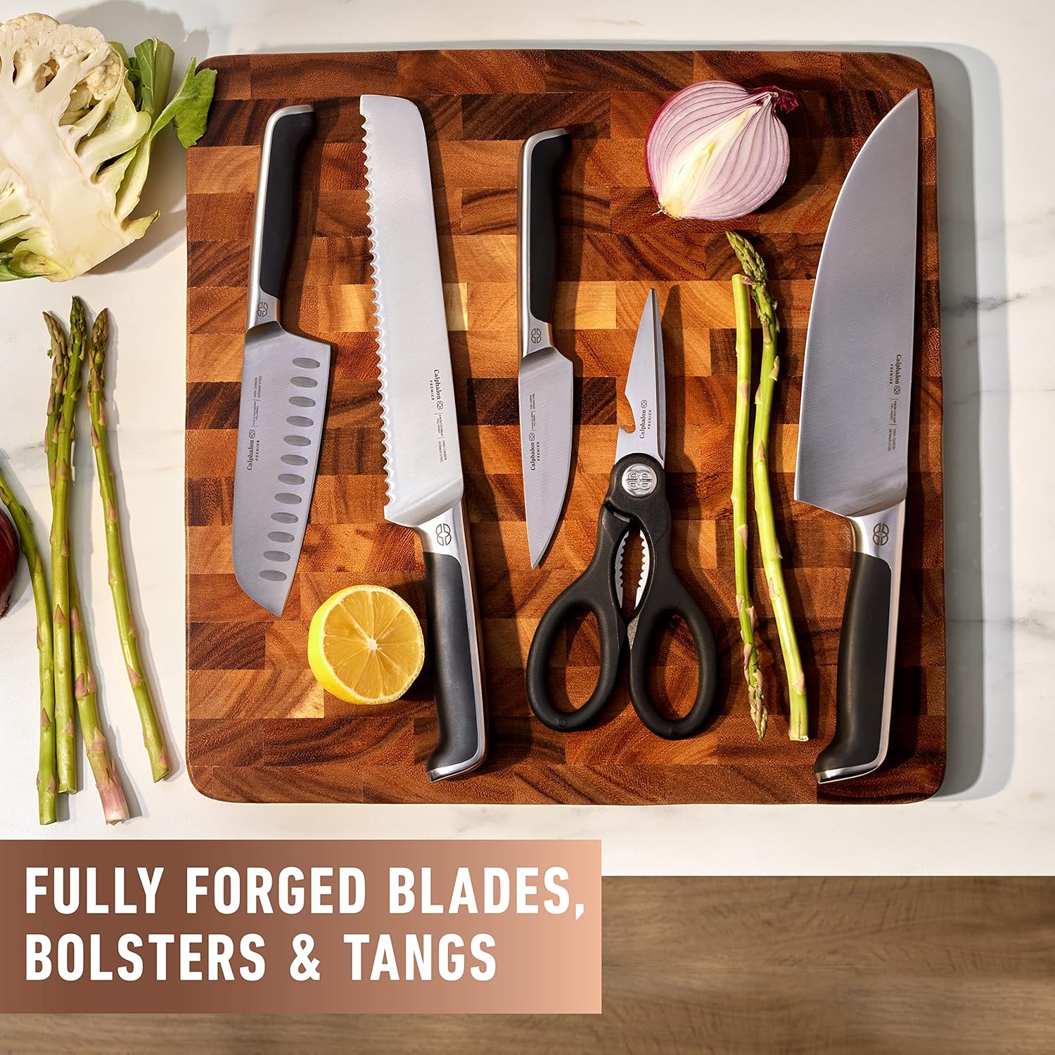 Calphalon Premier SharpIN Knife Set with Block