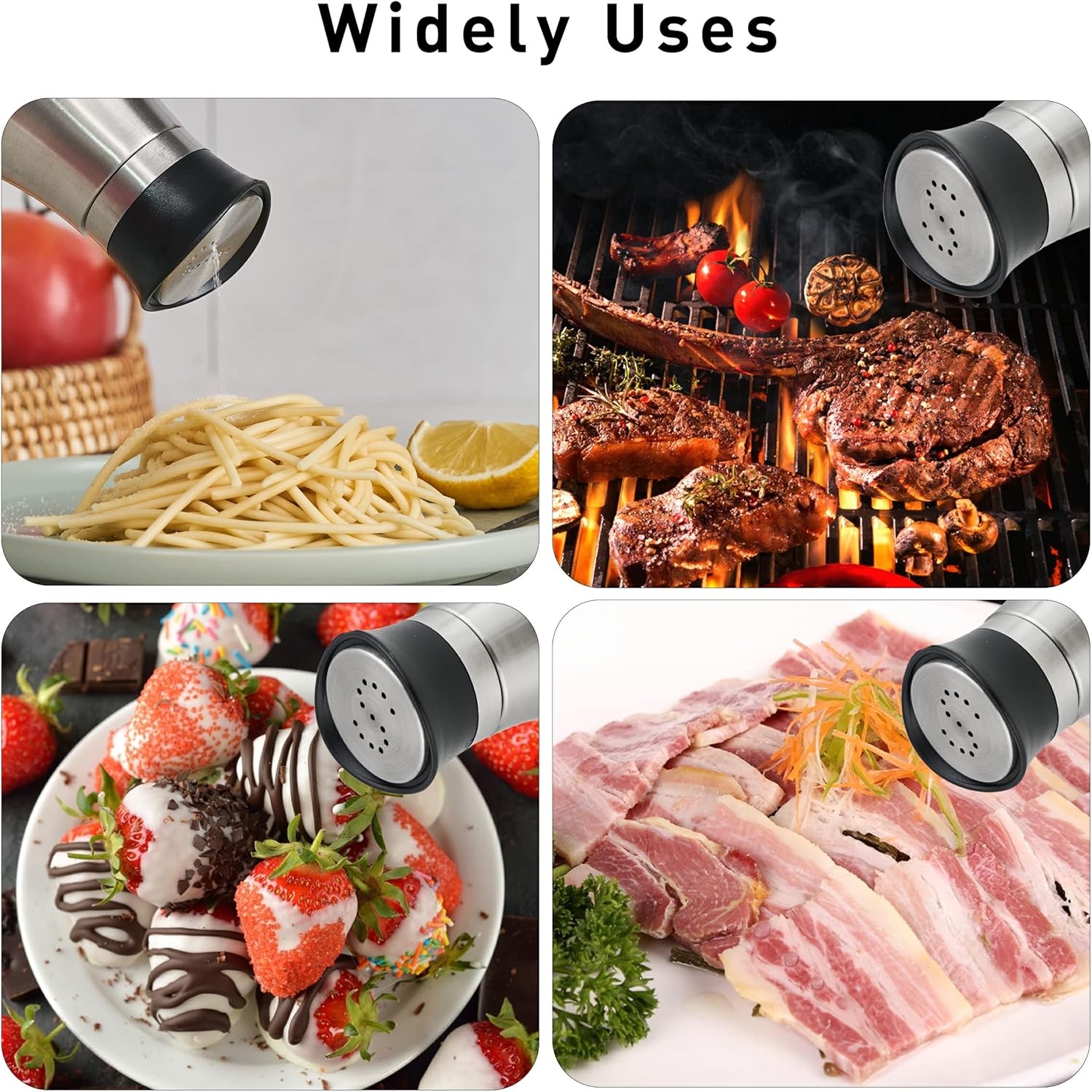 Lonffery Salt and Pepper Shakers Set Set of 2