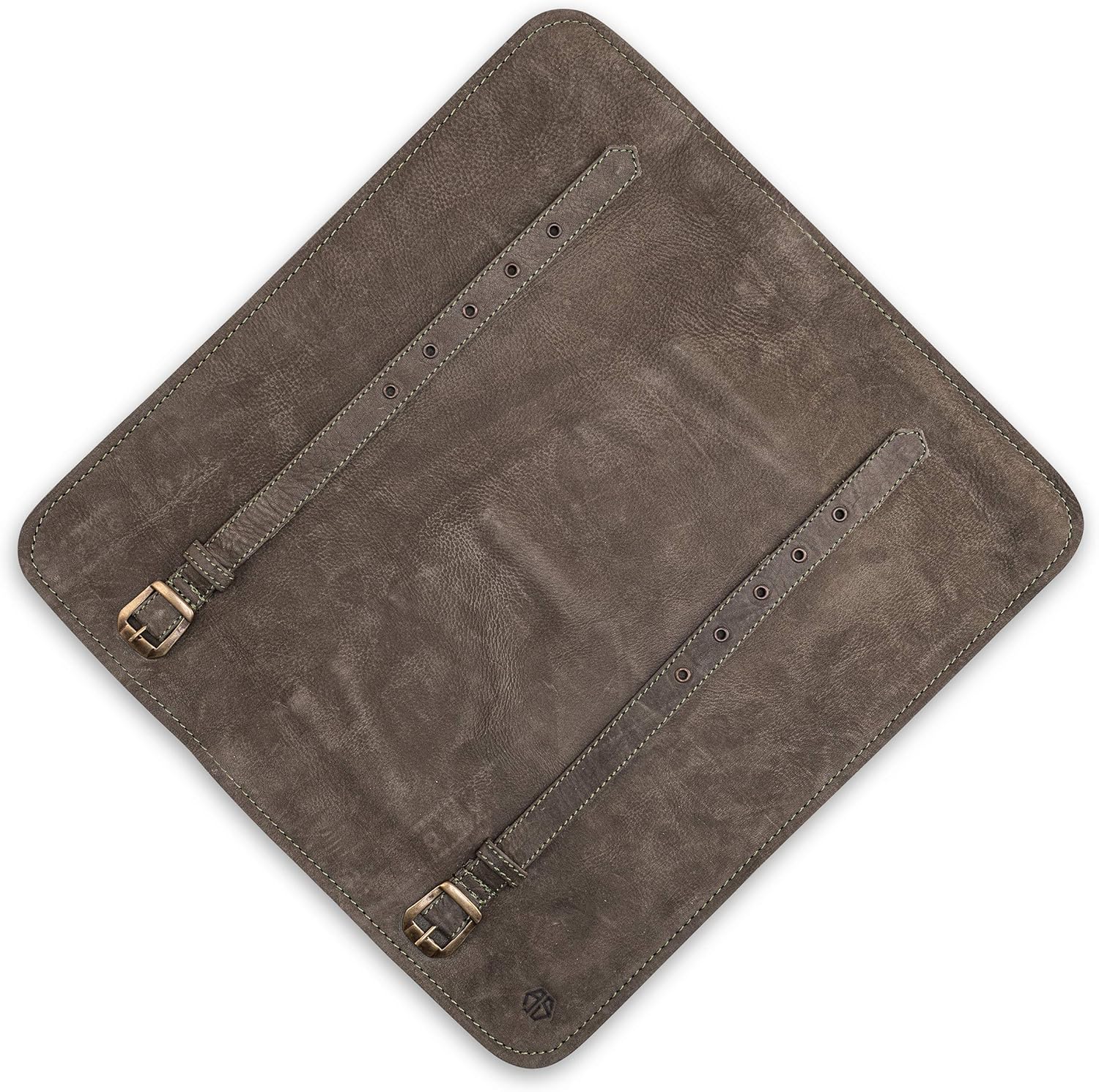 Angus Stoke Knife Roll Bag 7 Slots Leather Case