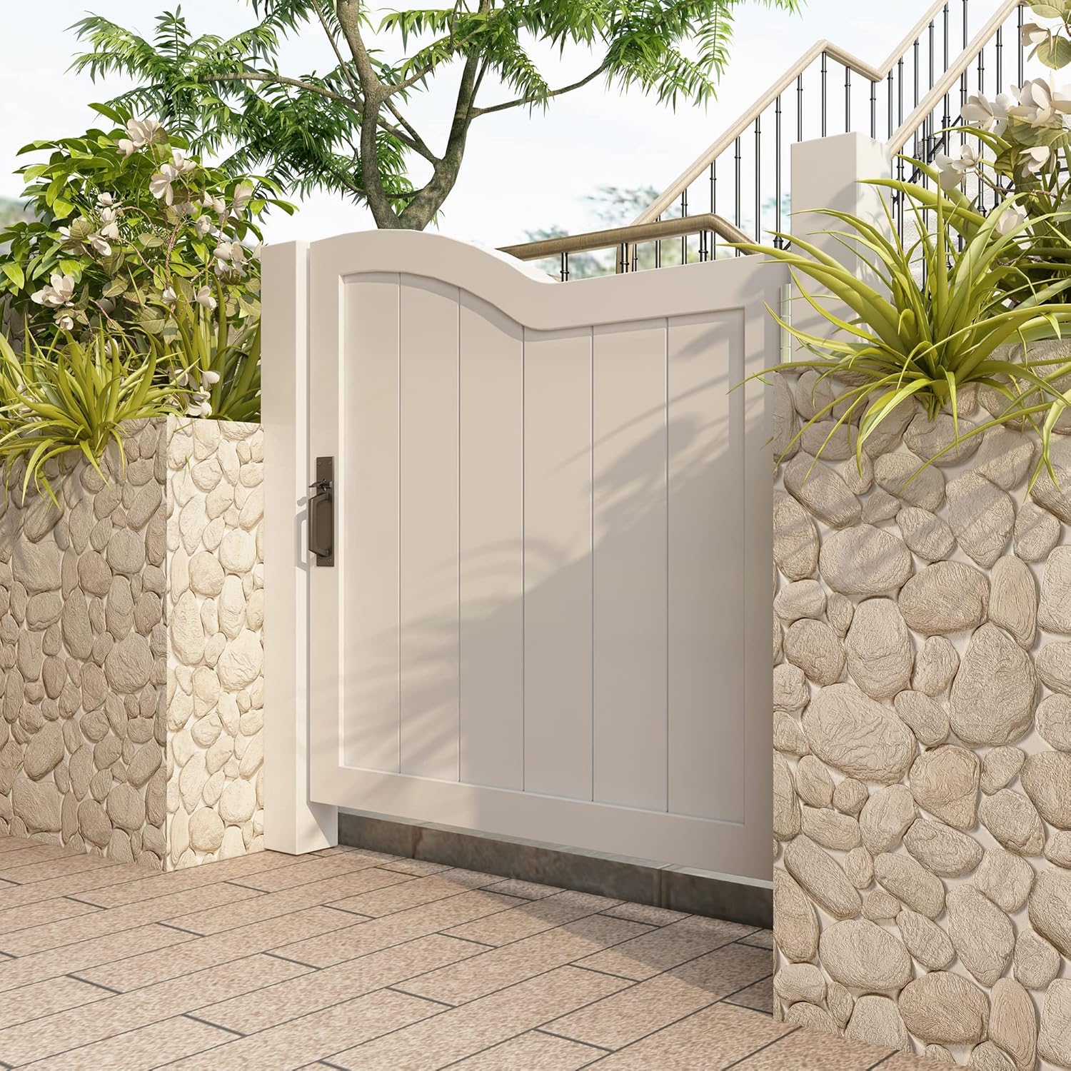 Heavy-Duty Gate Latch for Outdoor Garden Use
