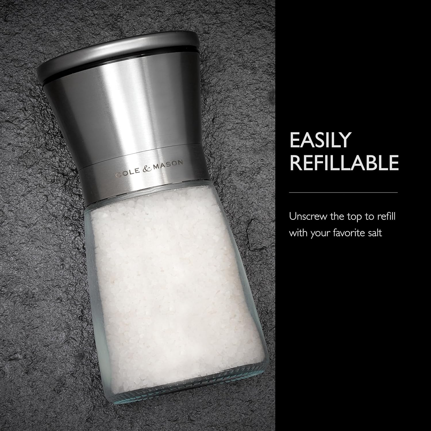 Cole Mason Sunderland 55 Inch Salt Mill Set