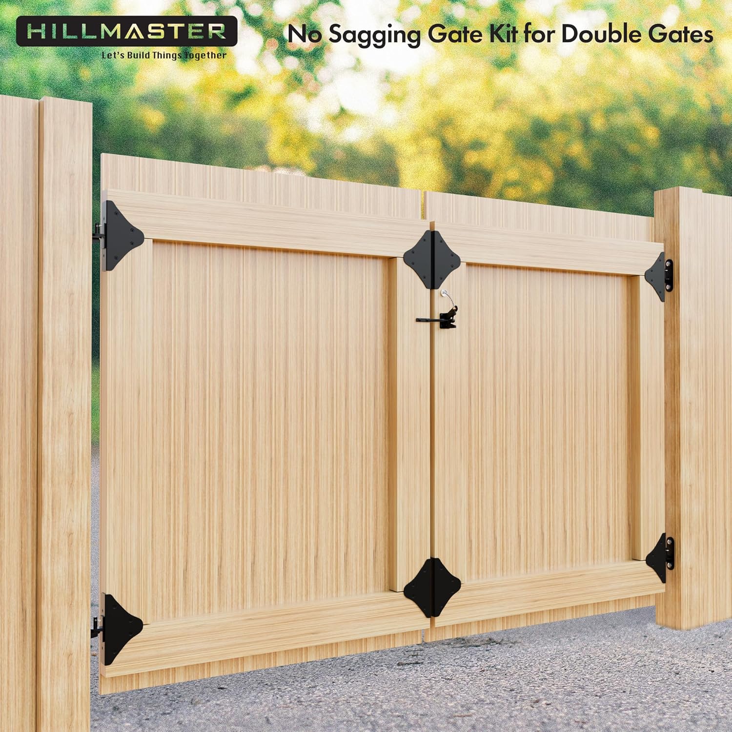 Premium Heavy Duty Anti Sag Gate Kit