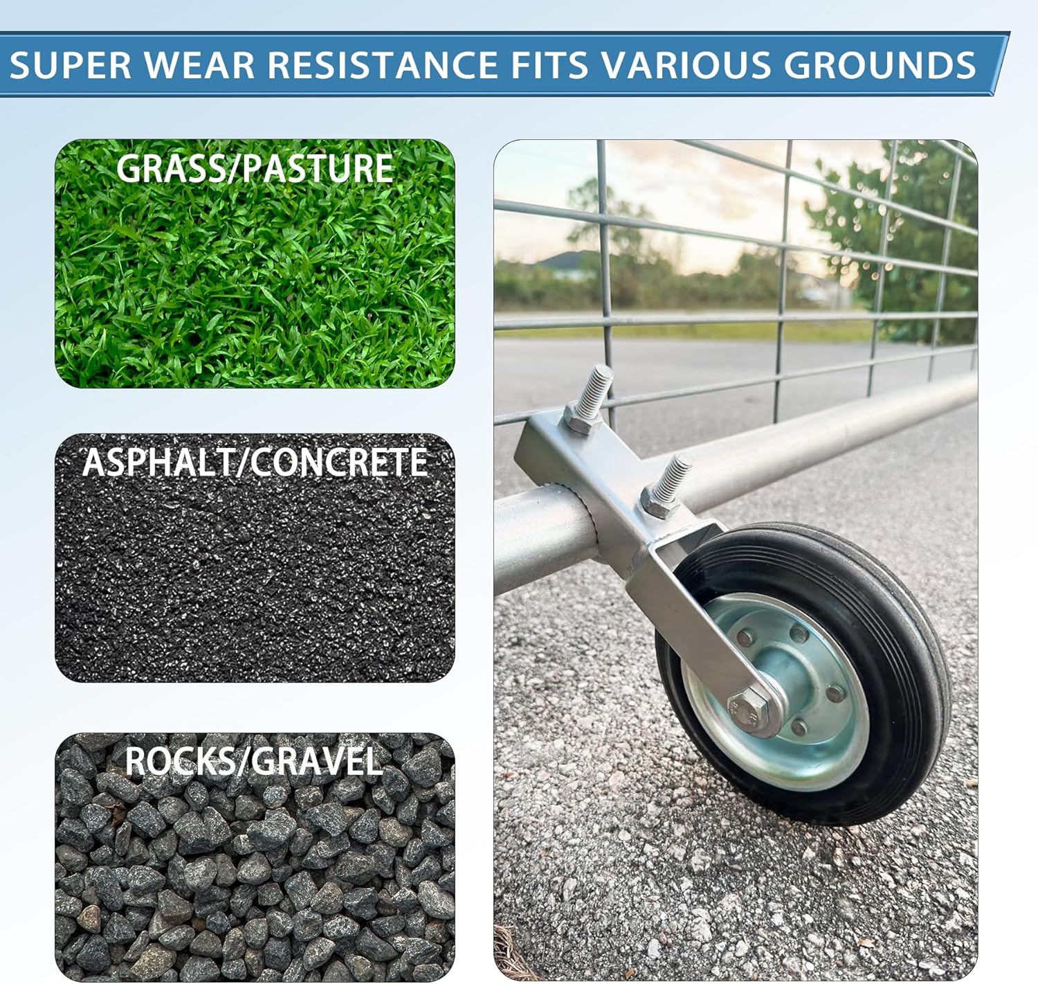 Kikerike Heavy Duty Gate Wheel