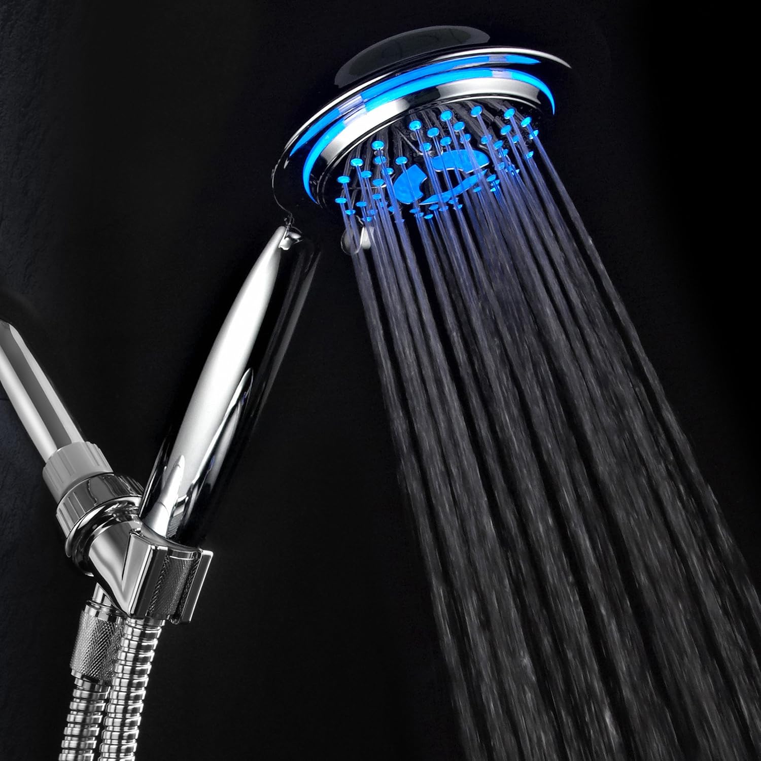 PowerSPA Handheld Shower Head with LED