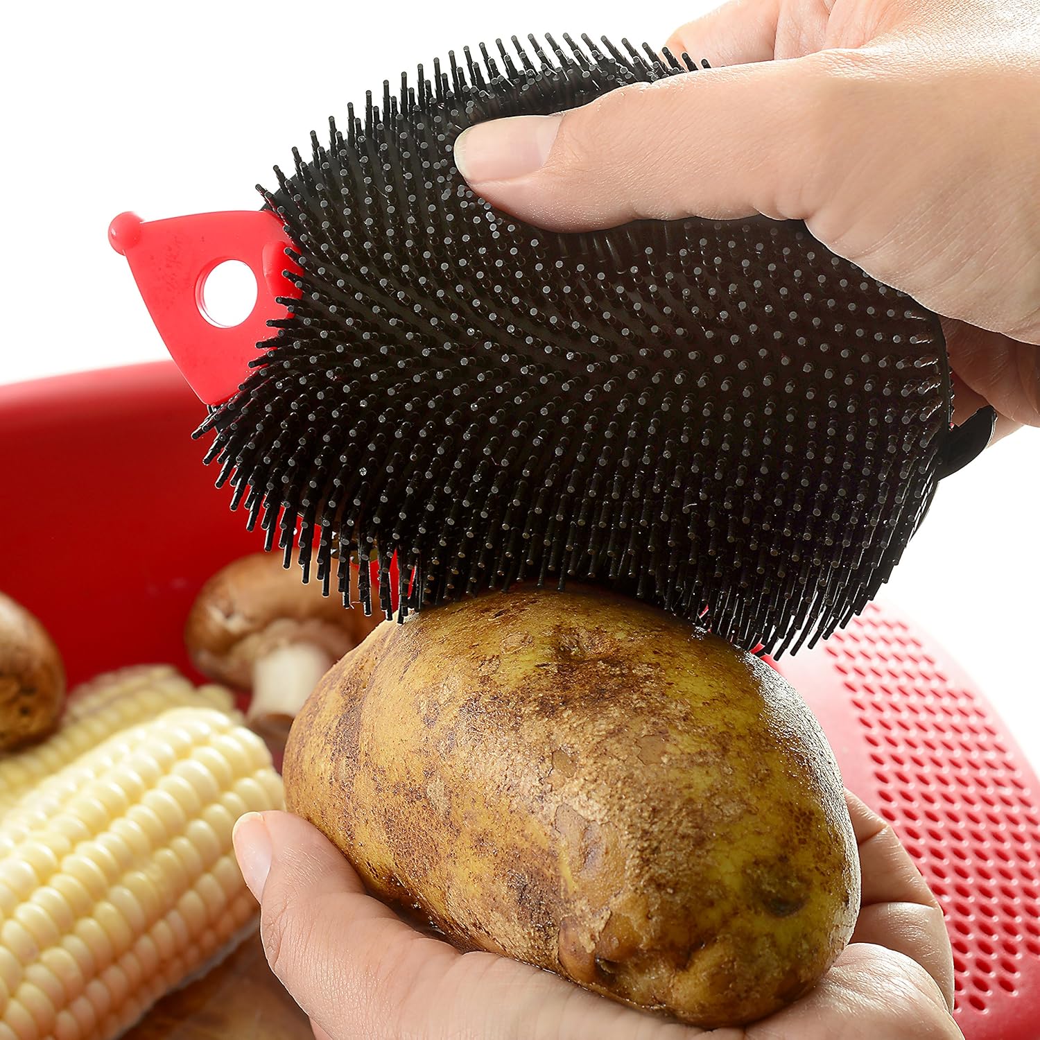 Norpro NOR-1091 Hedgehog Silicone Dish Brush